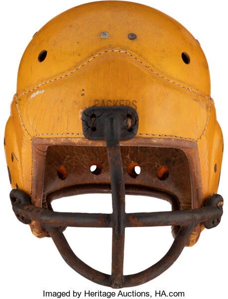 1940 Greenbay Packers Leather Football Helmet – Historic Sports