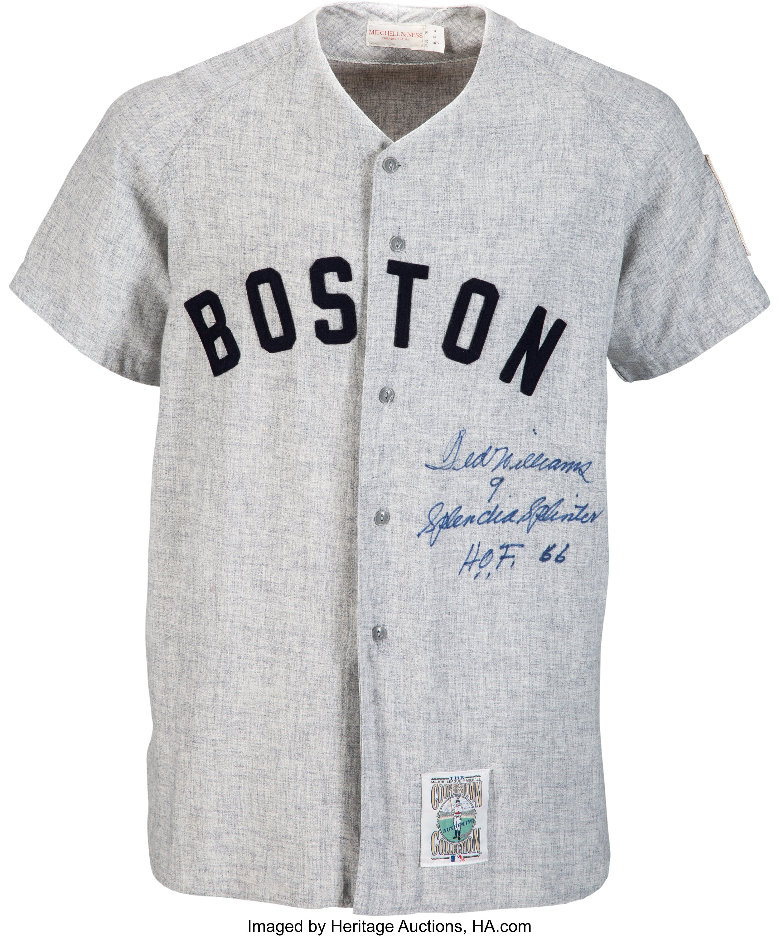 Ted Williams Splendid Splinter Signed Inscribed Boston Red Sox