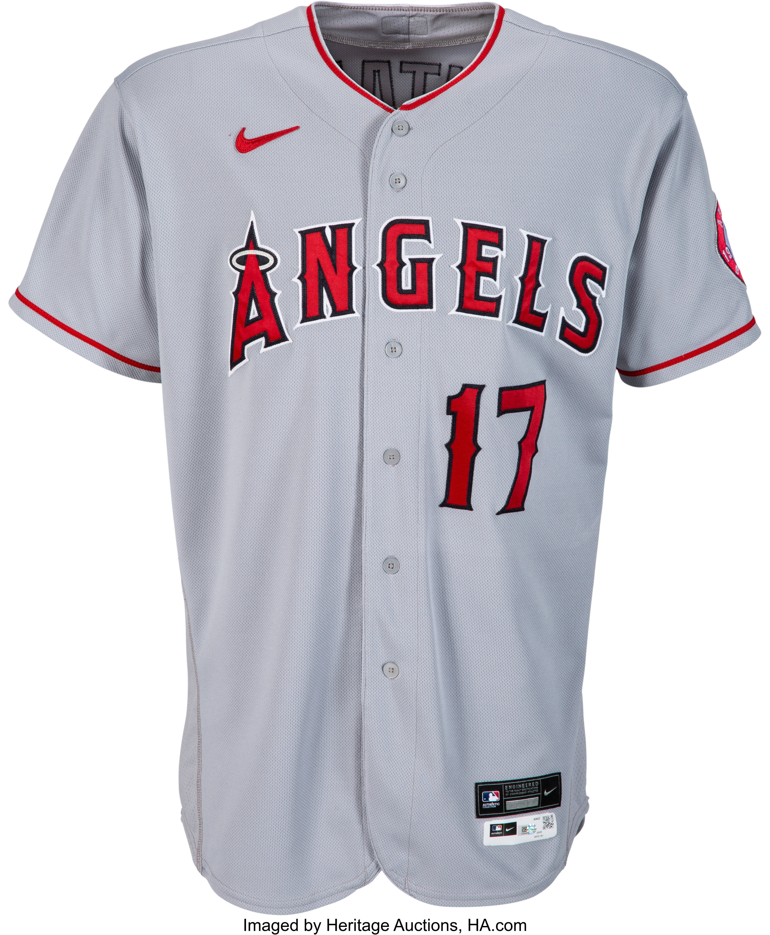 Men's Nike Shohei Ohtani White Los Angeles Angels Home Replica Player Name  Jersey