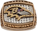 Ravens' 2000 Super Bowl ring sells at auction for $23,275