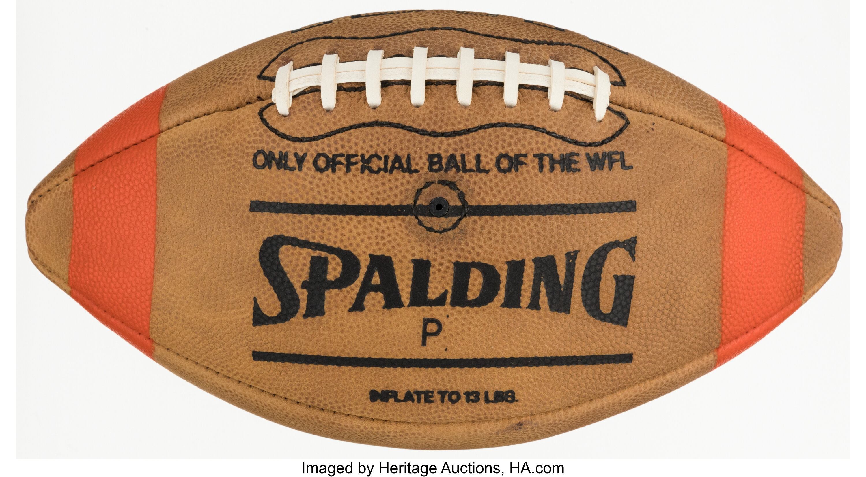 An Uncommon 1974 WFL (World Football League) Original Spalding