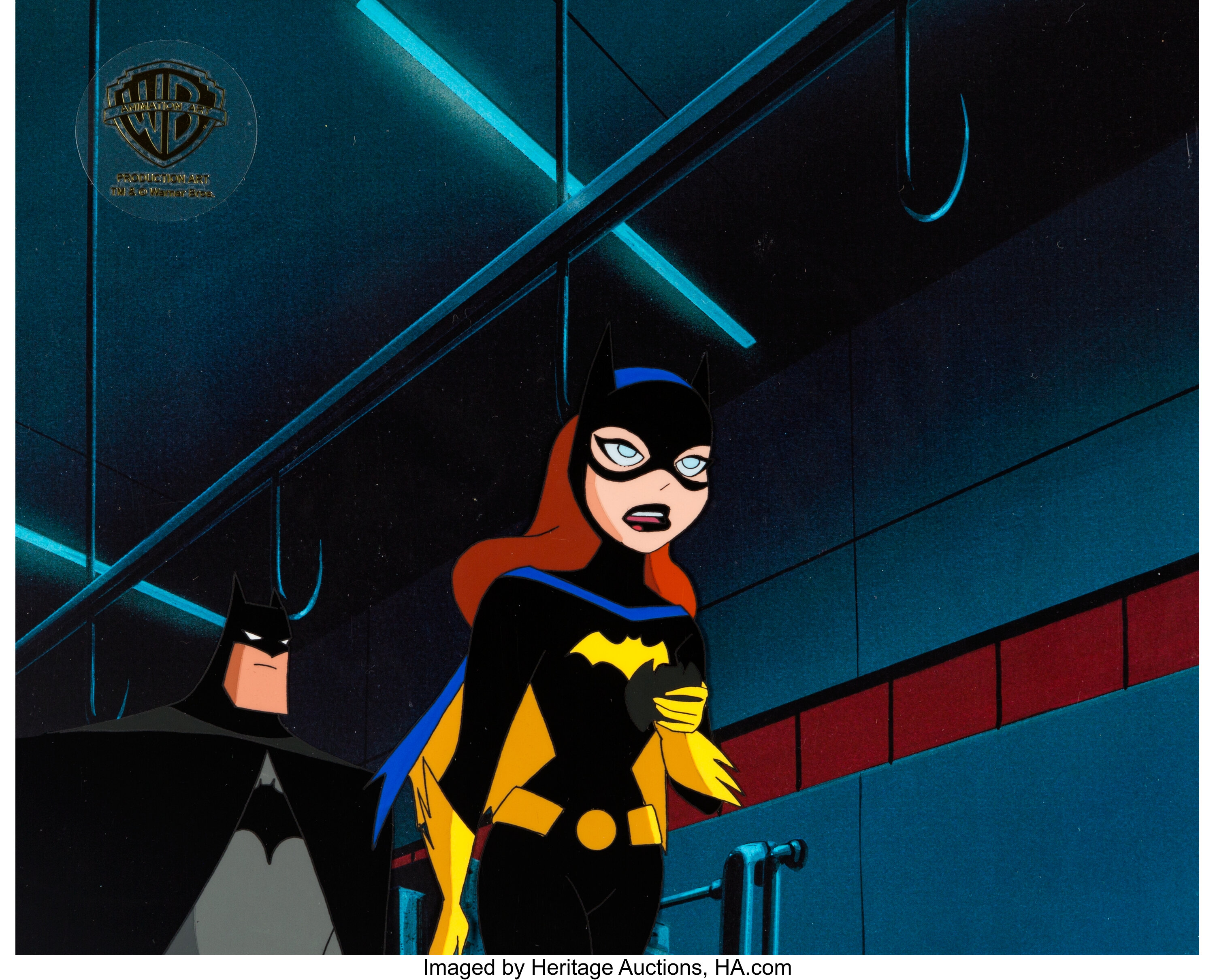 The New Batman Adventures Batman and Batgirl Production Cel (Warner | Lot  #13958 | Heritage Auctions