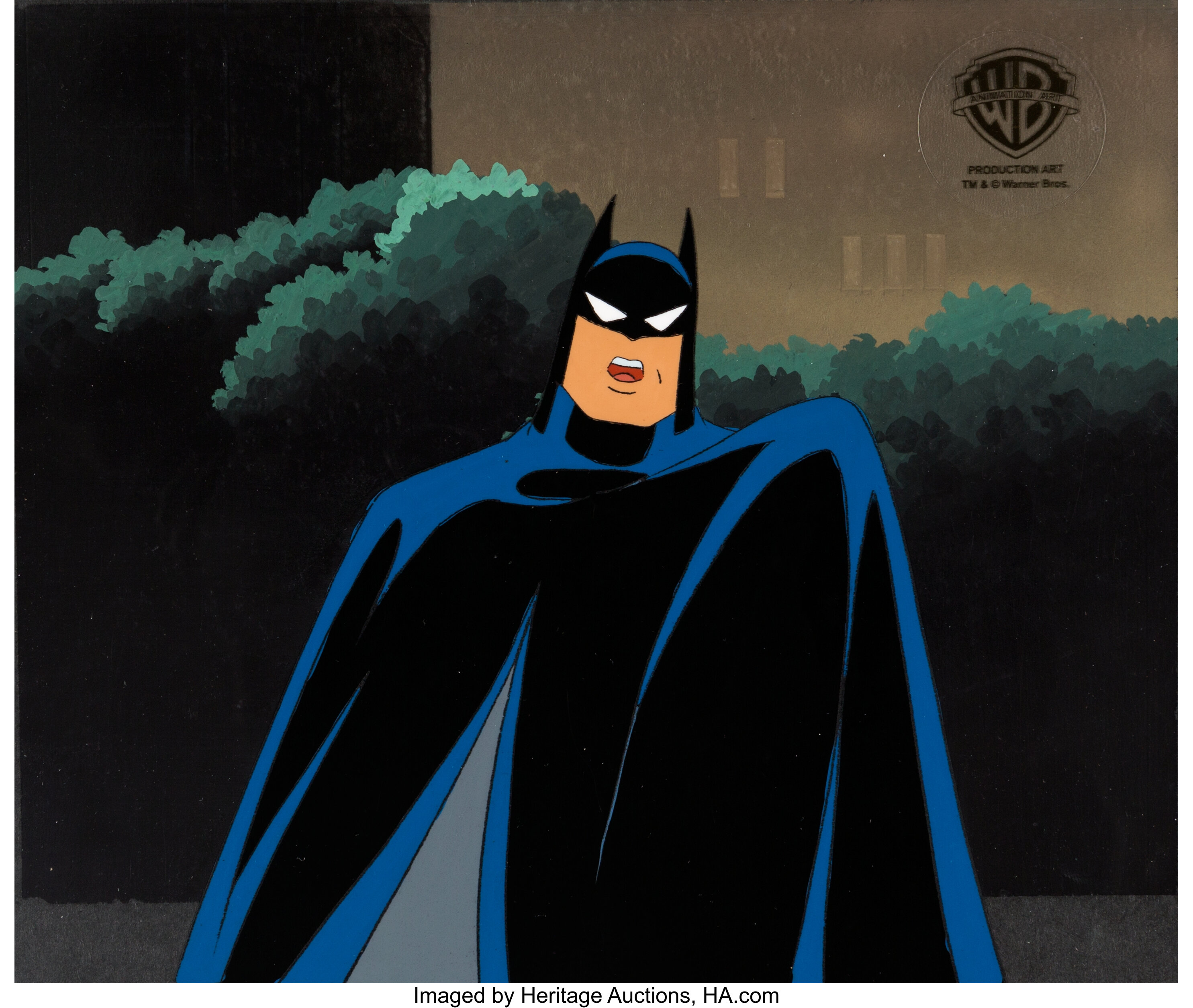 Batman: The Animated Series Batman Production Cel with Master | Lot #13954  | Heritage Auctions