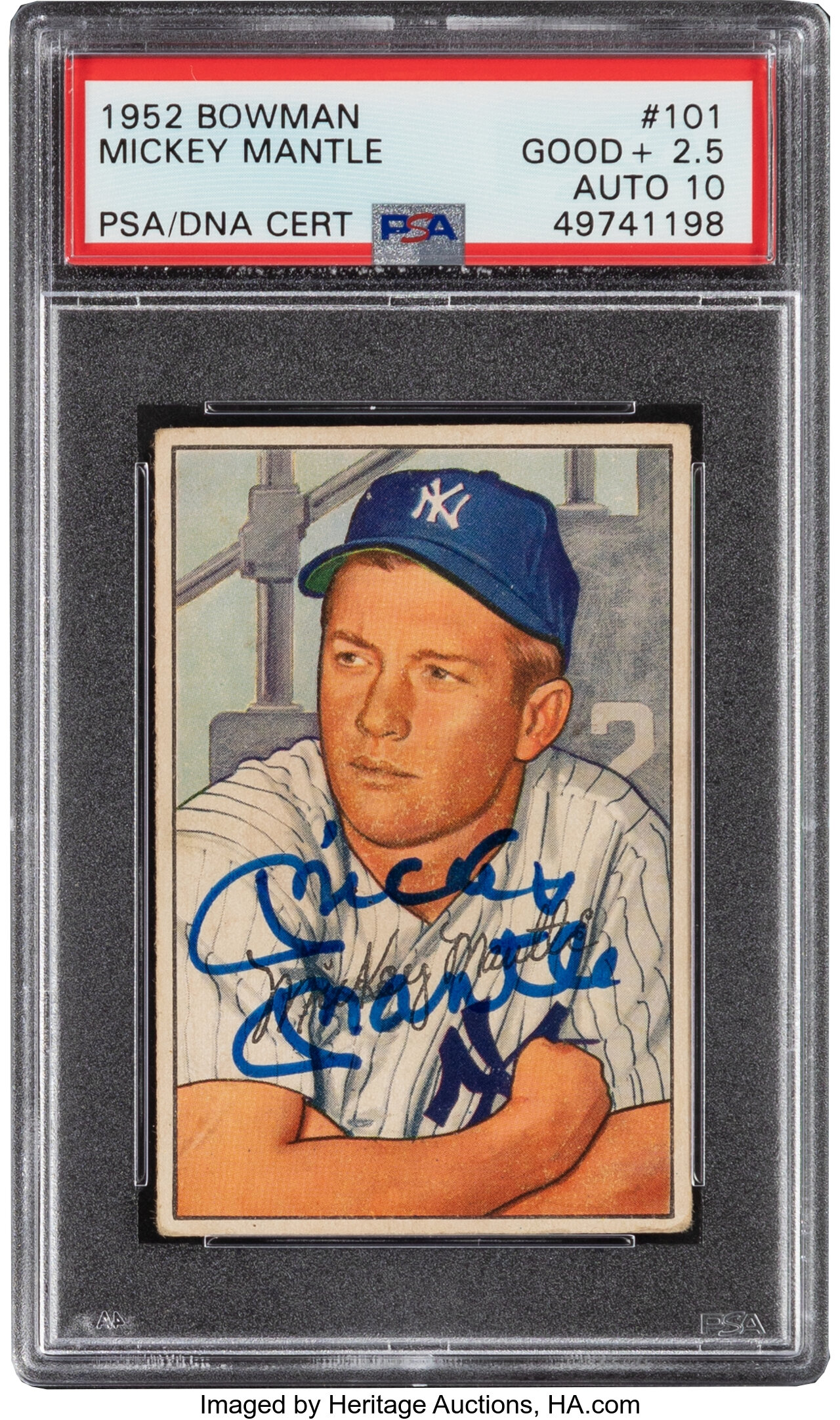 Mickey Mantle's signature through the years - Sports Collectors Digest