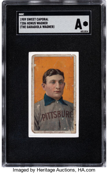 1909 T206 Sweet Caporal Honus Wagner (The Garagiola Wagner) SGC 