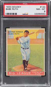 1916 Famous & Barr Co. Babe Ruth #151 PSA EX-MT 6 - The Hobby's, Lot  #56008