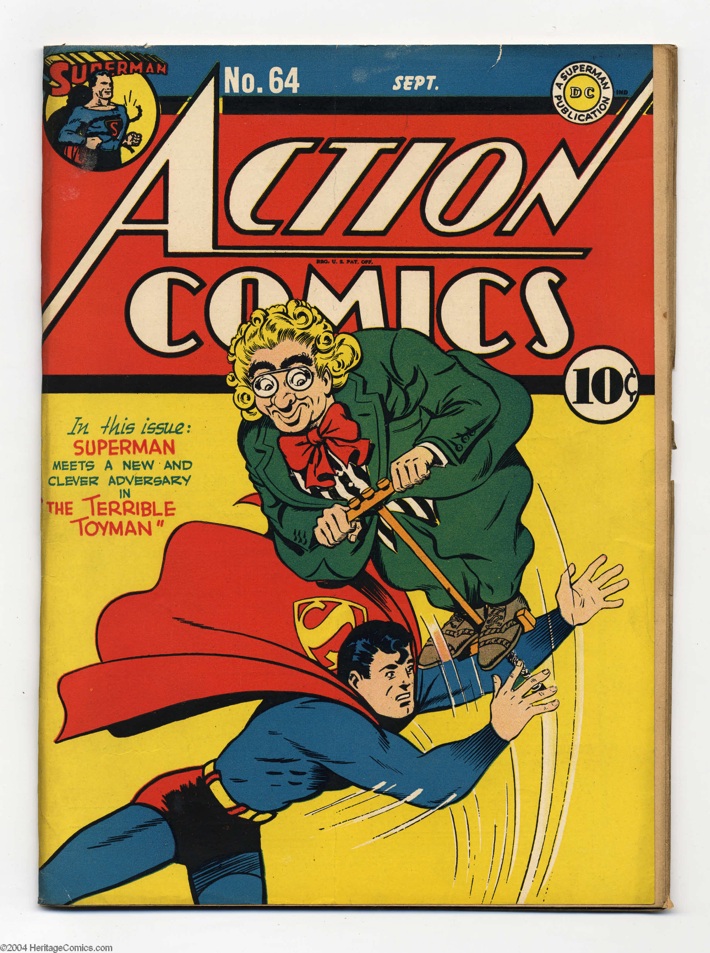 first superman action comics issue