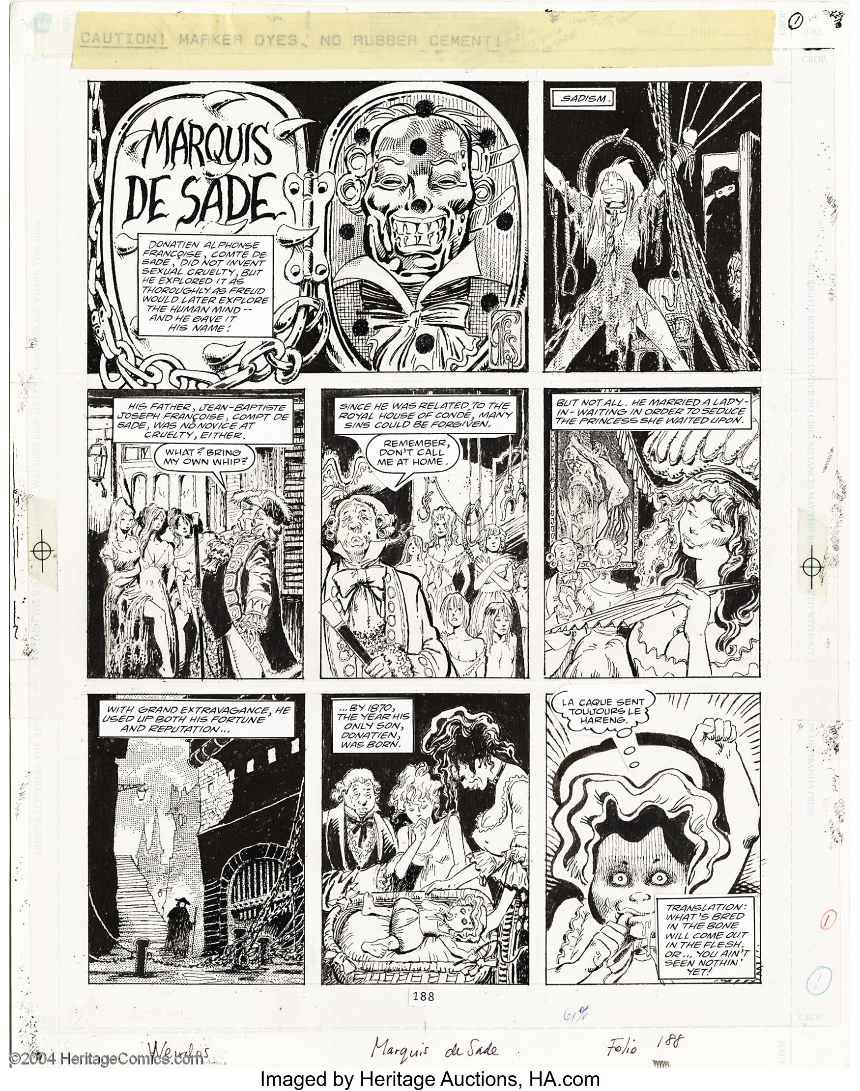 Tom Sutton - The Big Book of Weirdos. Complete 5-page story | Lot #16809 |  Heritage Auctions