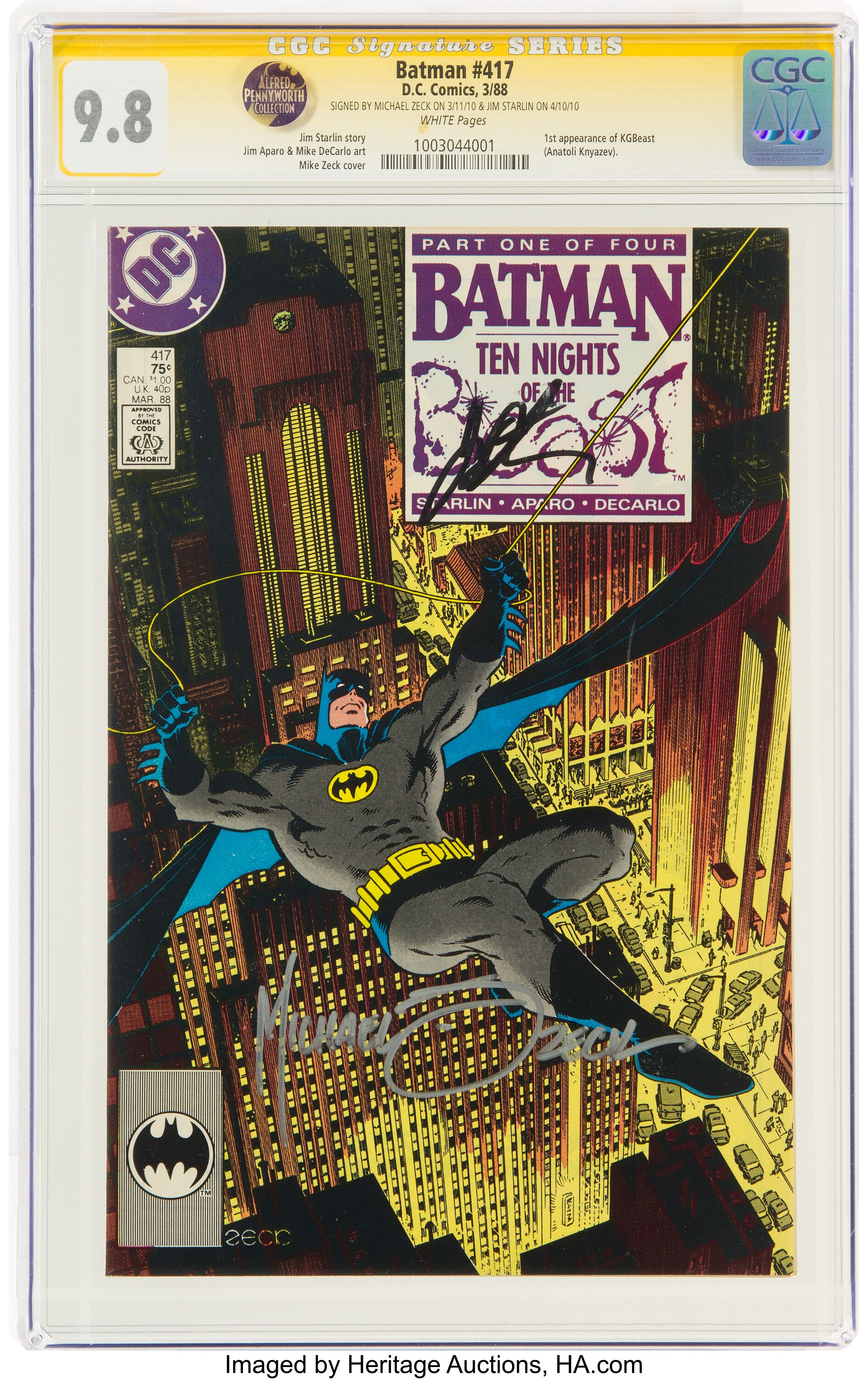 How Much Is Batman #417 Worth? Browse Comic Prices | Heritage Auctions