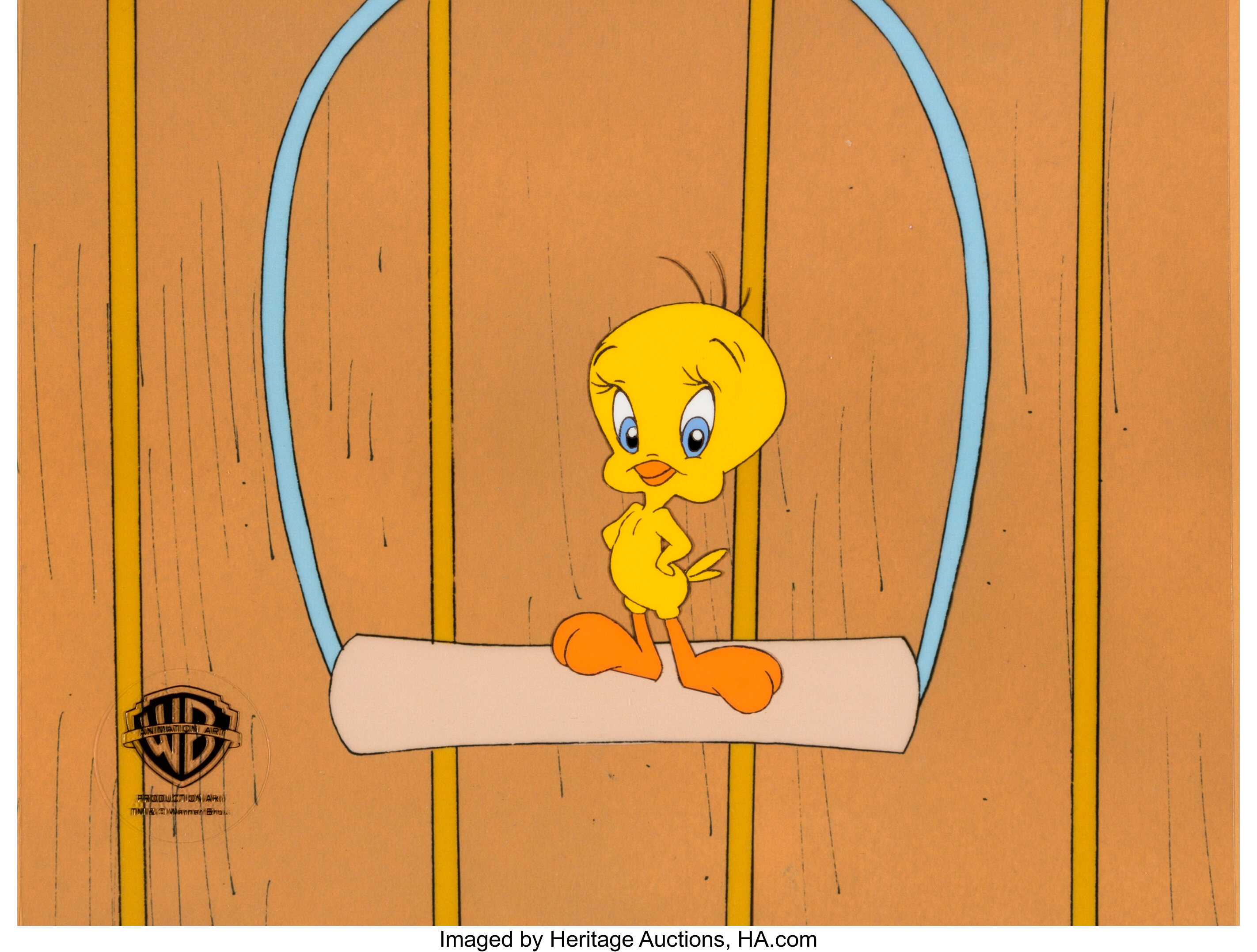 The Sylvester and Tweety Mysteries Tweety Bird Production Cel | Lot ...