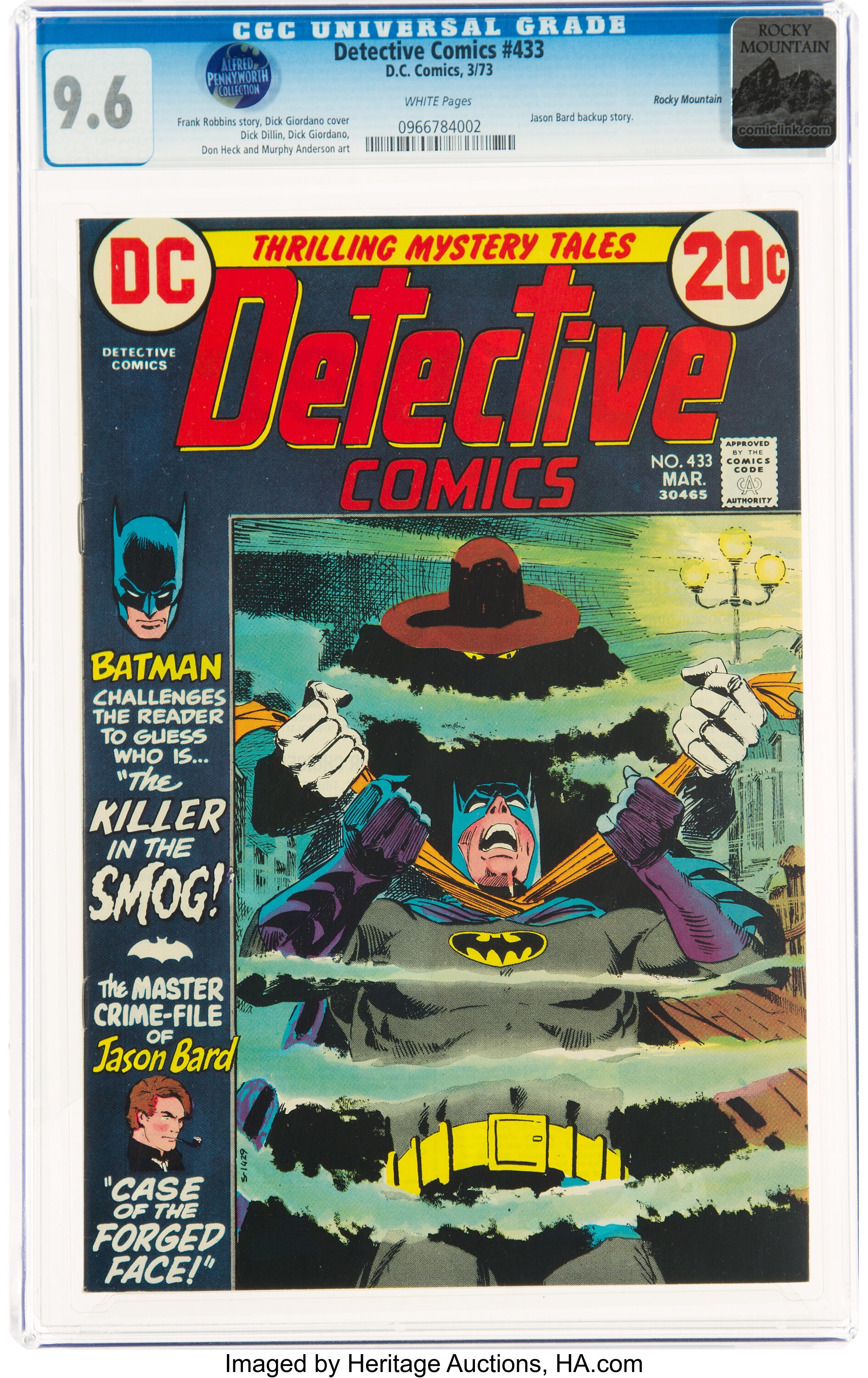 How Much Is Detective Comics #433 Worth? Browse Comic Prices | Heritage  Auctions