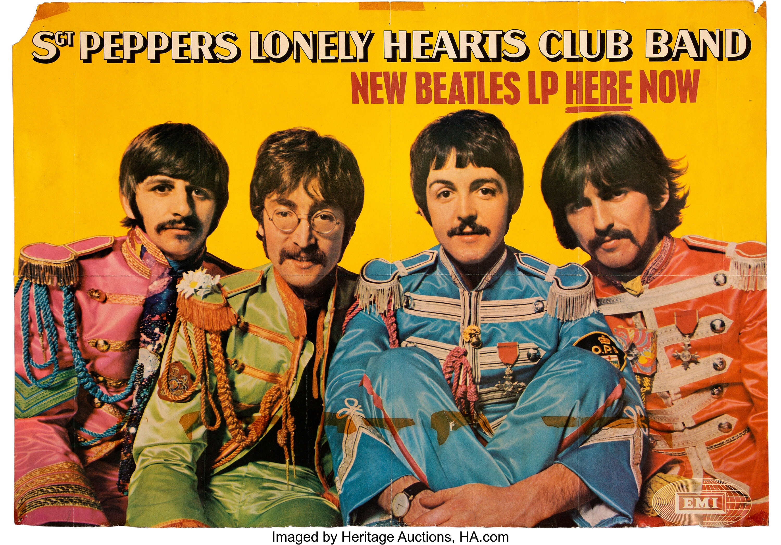 The Beatles Sgt. Pepper's Lonely Hearts Club Band EMI Promotional | Lot  #90007 | Heritage Auctions