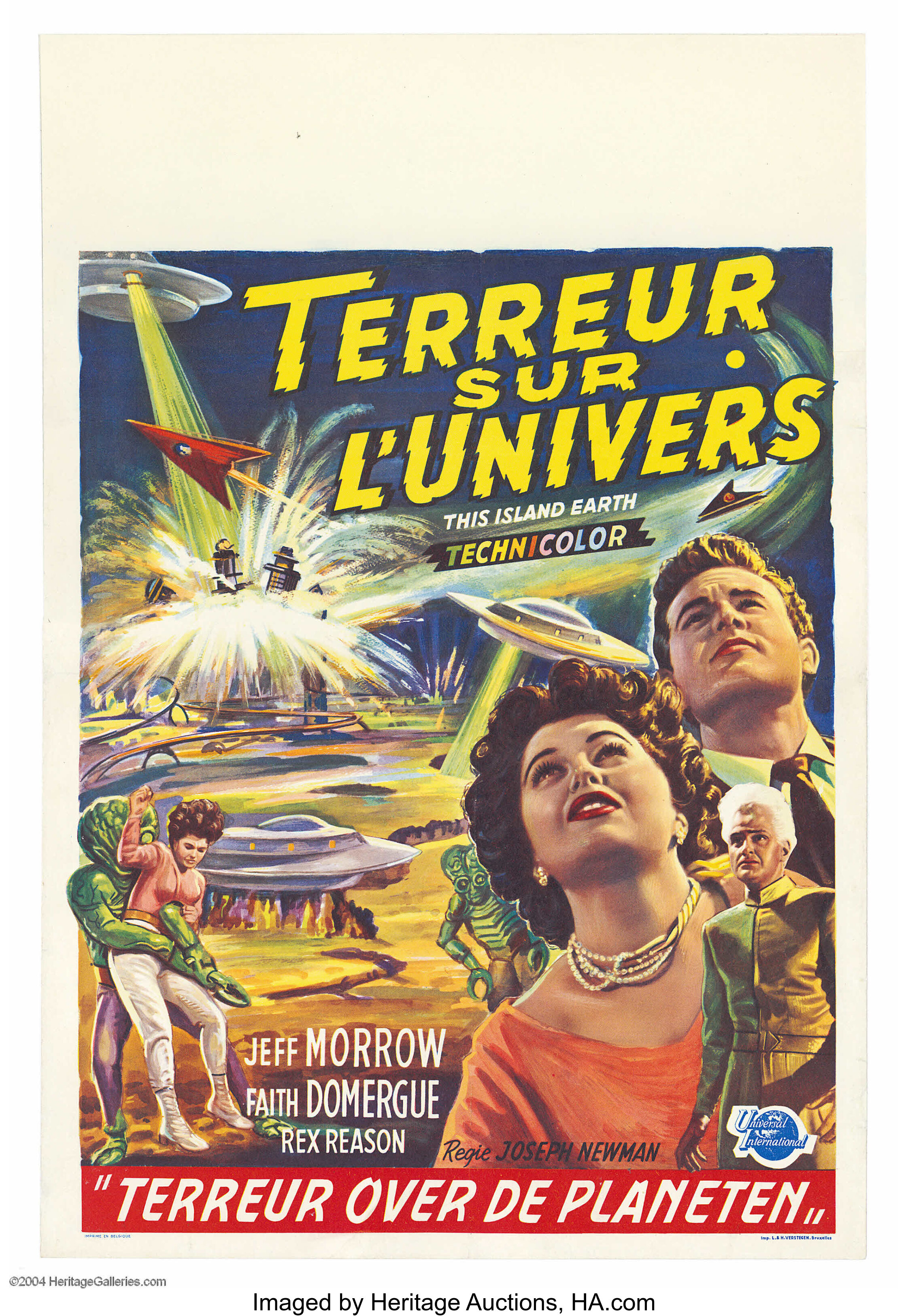 This Island Earth (Universal, 1955).... Movie Posters Science | Lot ...