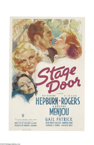 Stage Door Rko 1937 Movie Posters Drama Lot 16464