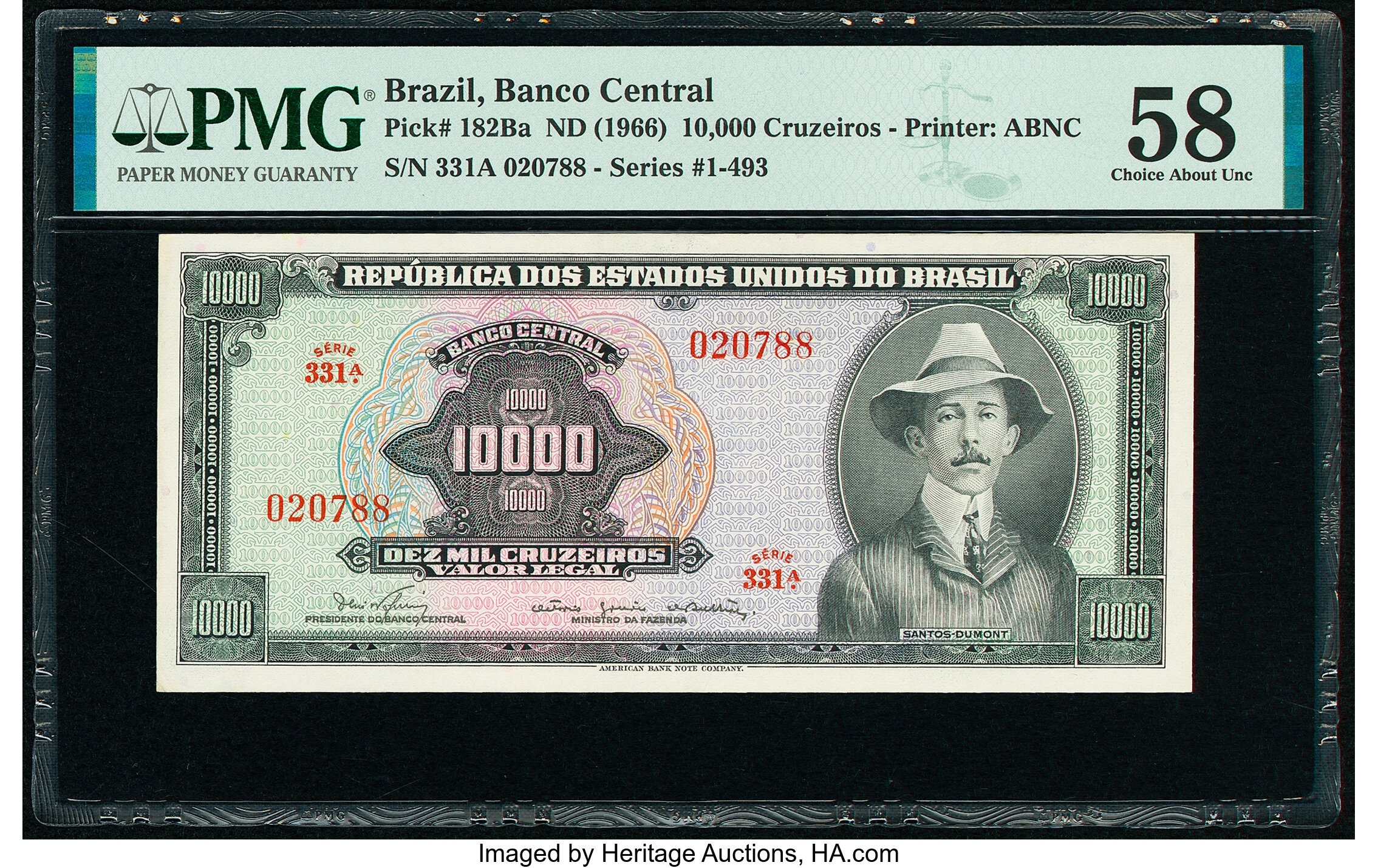 Banco Central Do Brazil 1000 Cruzerio - UNC