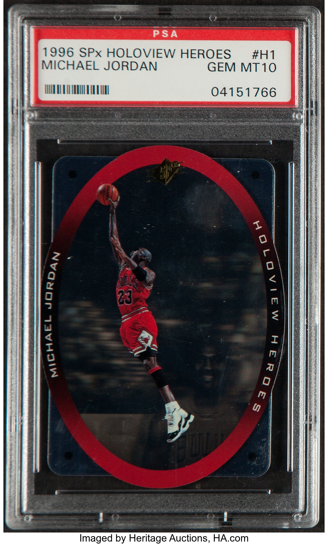 1996 SPX Holoview Heroes Michael Jordan #H1 PSA GEM MINT 10.... | Lot ...