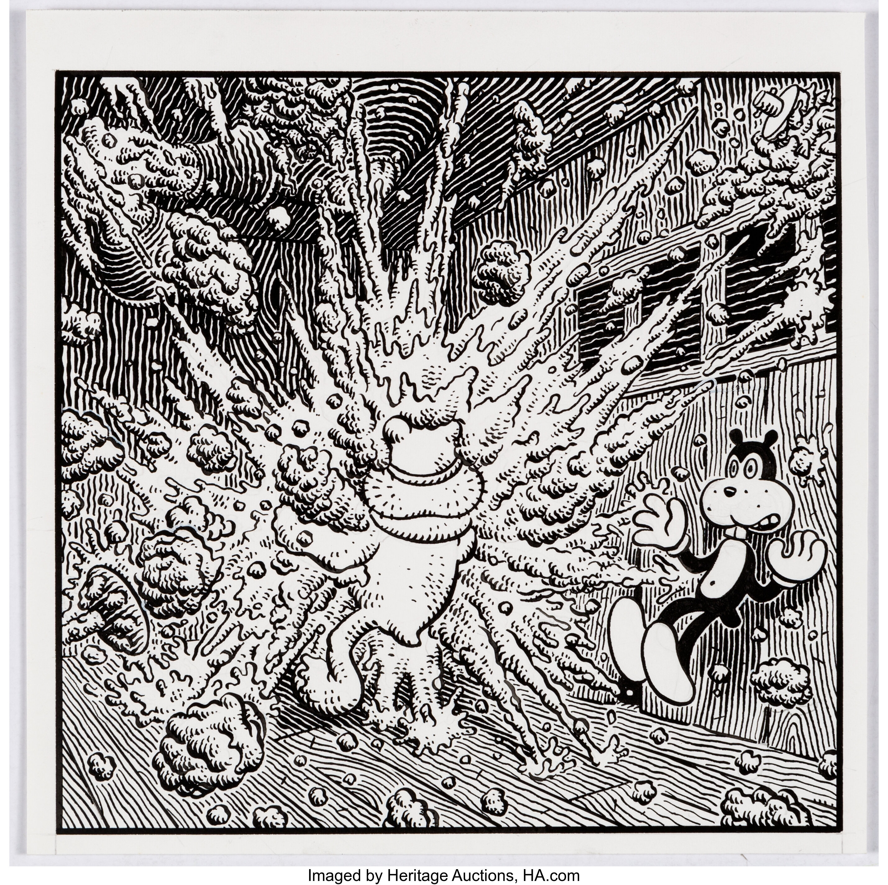 Jim Woodring - Frank Illustration Original Art (c. 1990-2000s