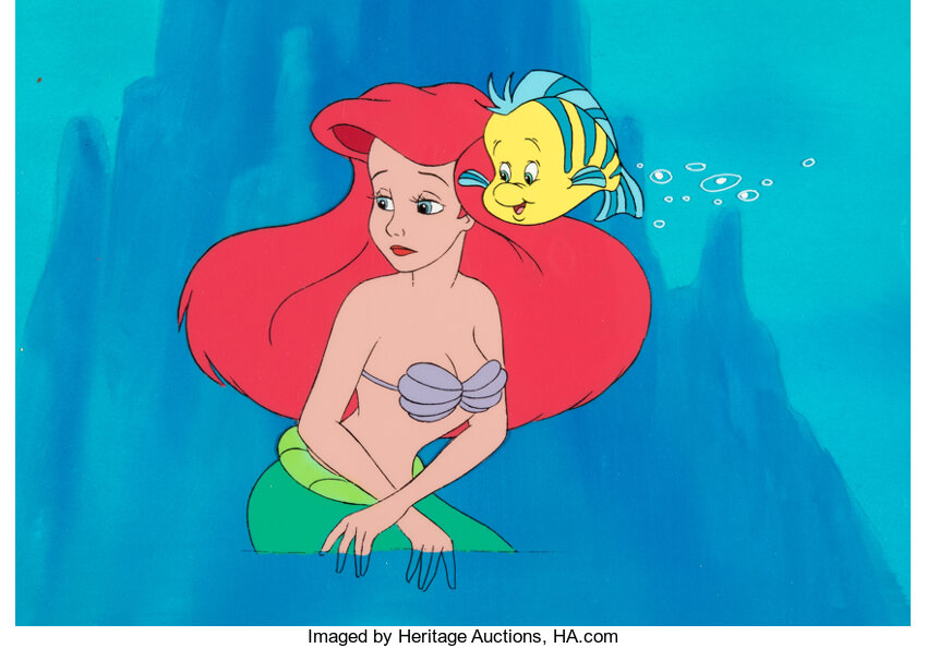 Disney The Little Mermaid Ariel Shell Digital Art by Guy Hilda - Pixels