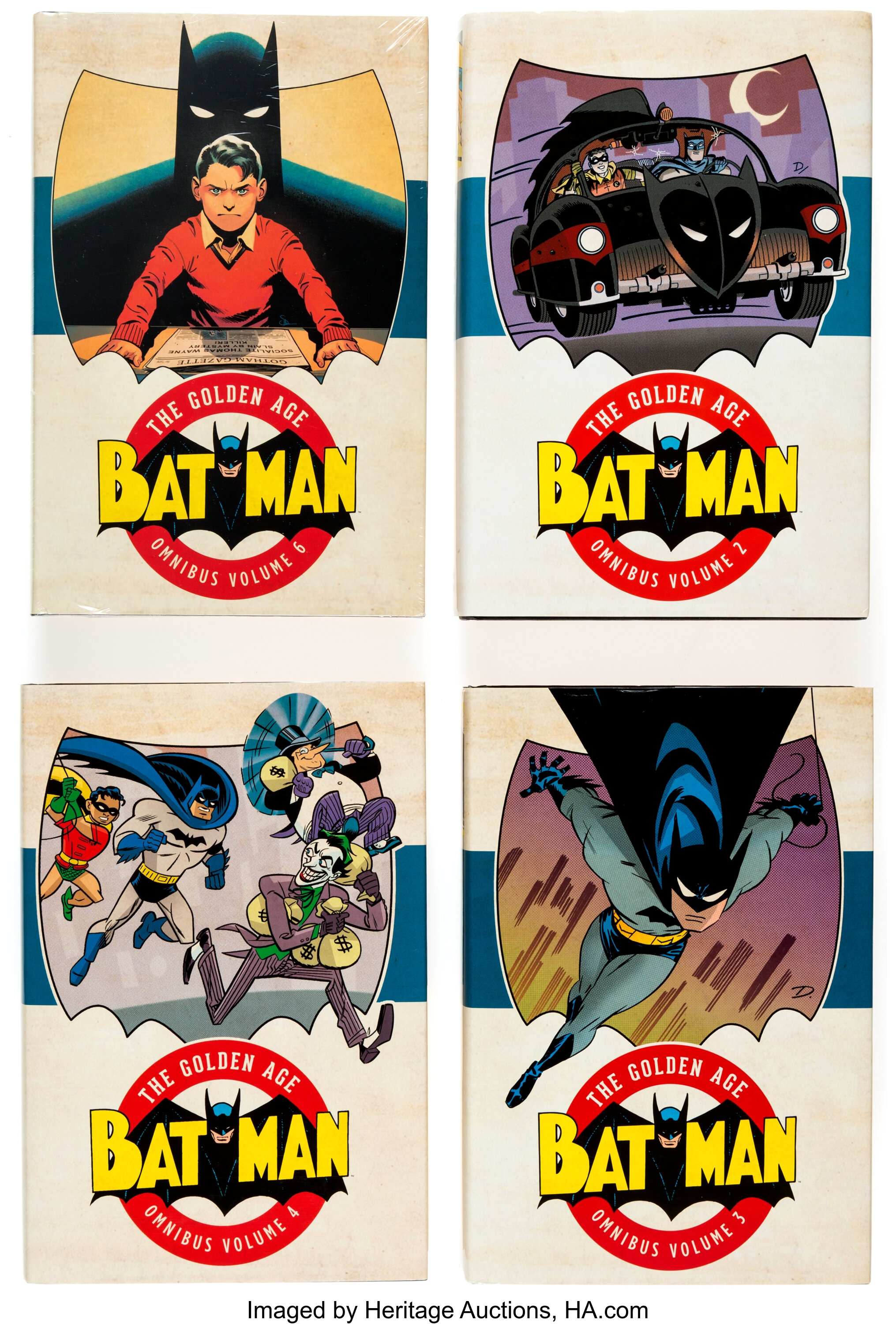 Batman: The Golden Age Omnibus Volumes 1-7 and Batman Omnibus by | Lot  #16119 | Heritage Auctions