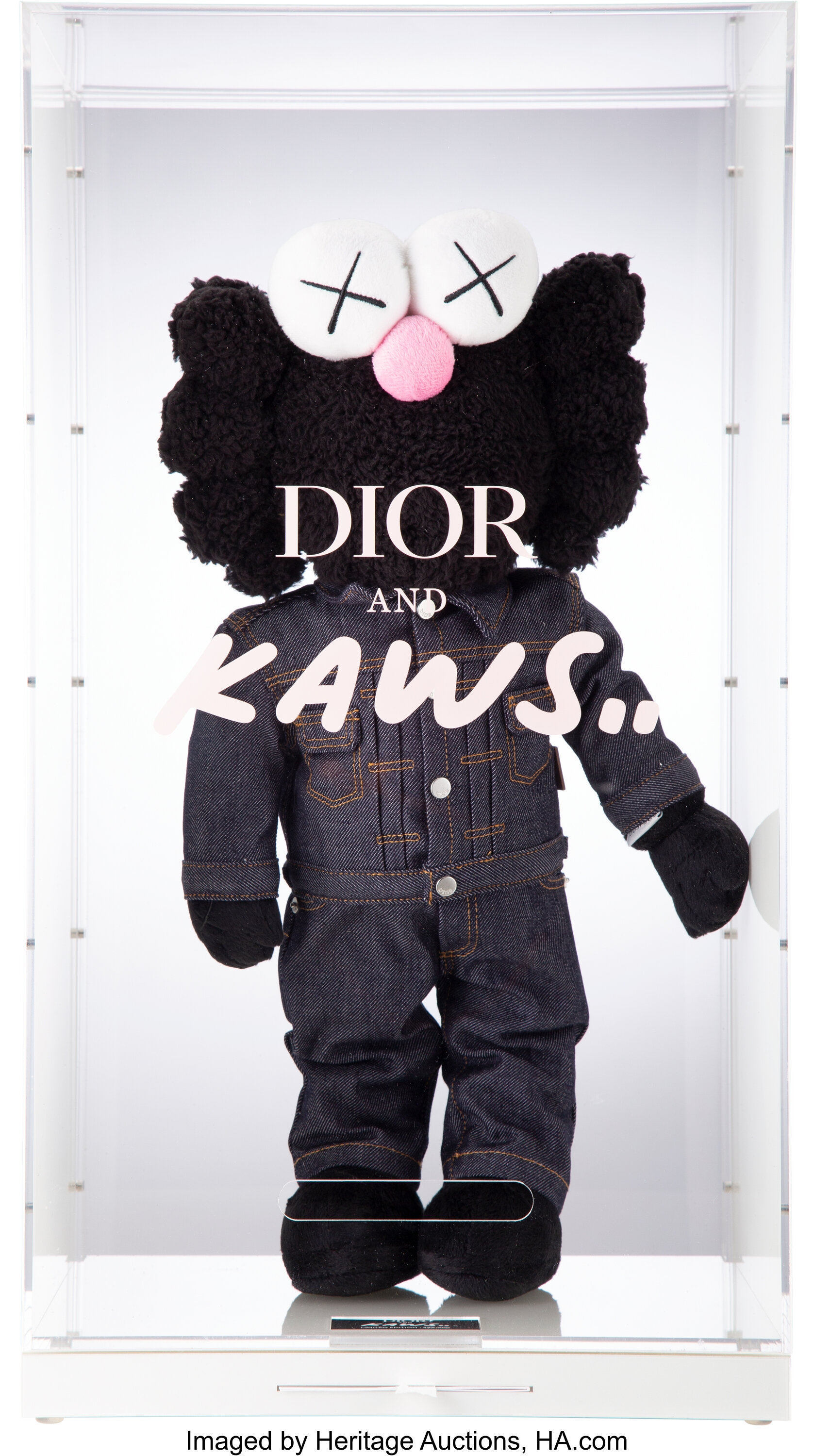 KAWS X Dior. BFF Companion (Black), 2019. Polyester plush in Dior