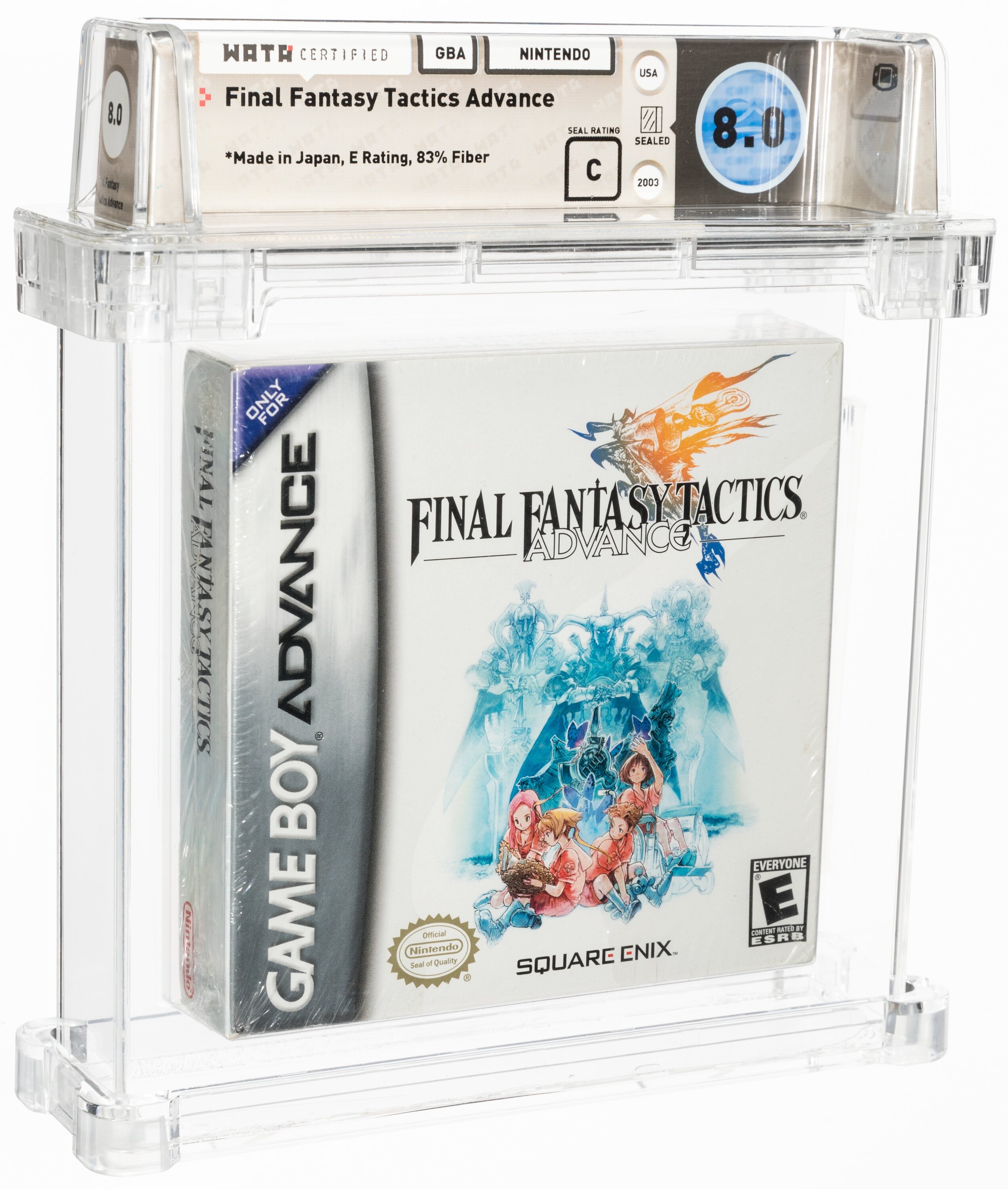 Final Fantasy Tactics Advance Wata 8 0 C Sealed Gba Nintendo Lot Heritage Auctions