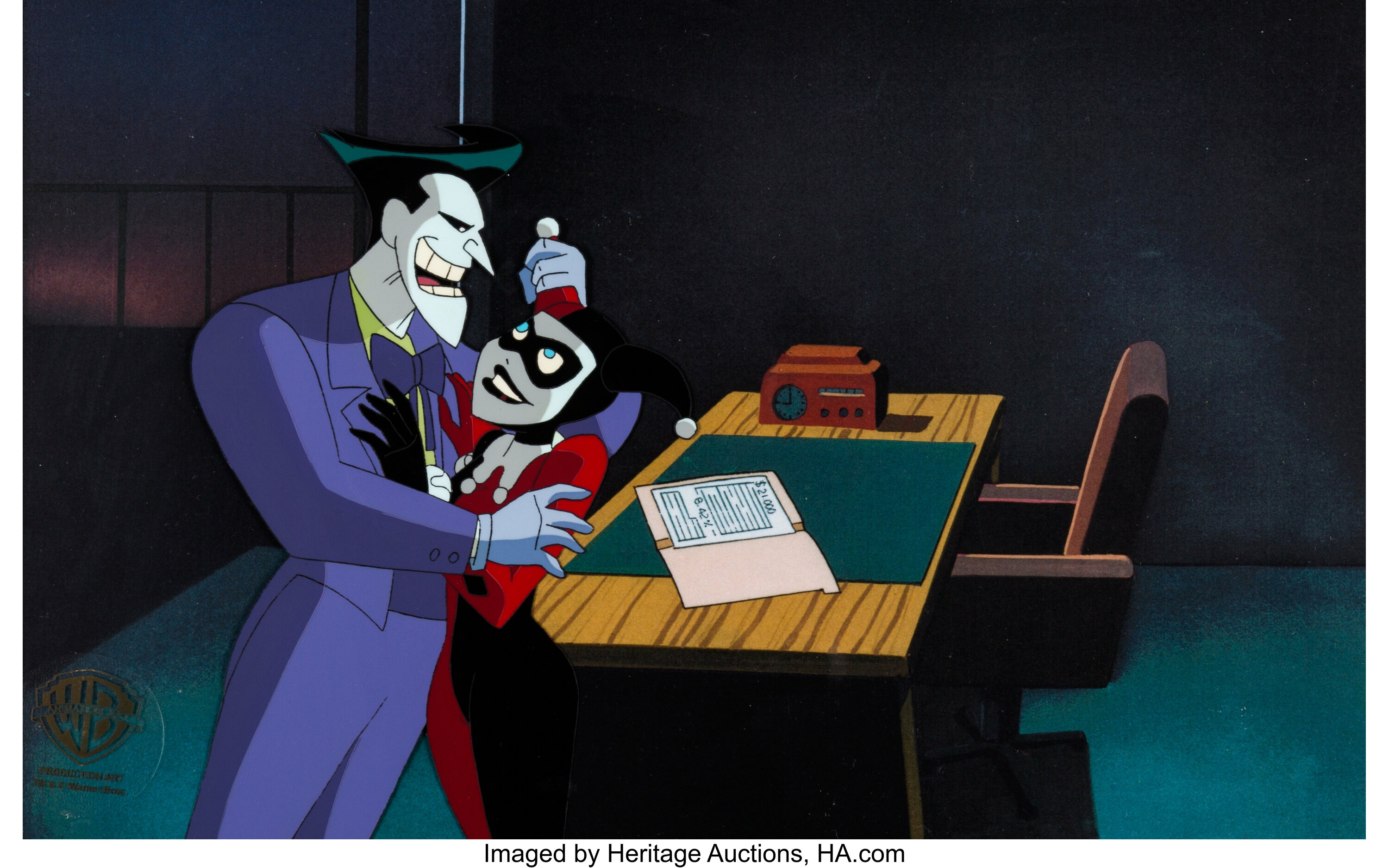 The New Batman Adventures Joker and Harley Quinn Production Cel | Lot  #13947 | Heritage Auctions