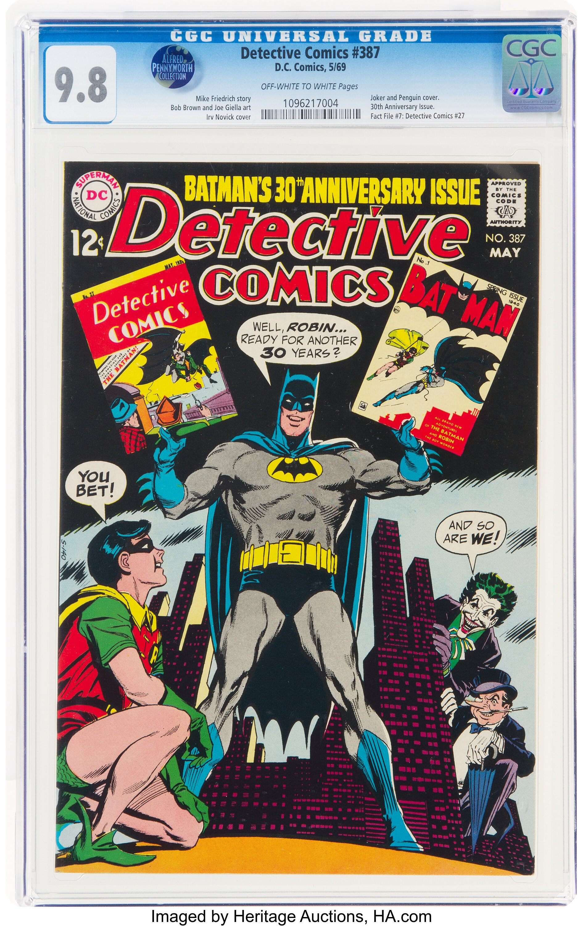 How Much Is Detective Comics #387 Worth? Browse Comic Prices | Heritage  Auctions