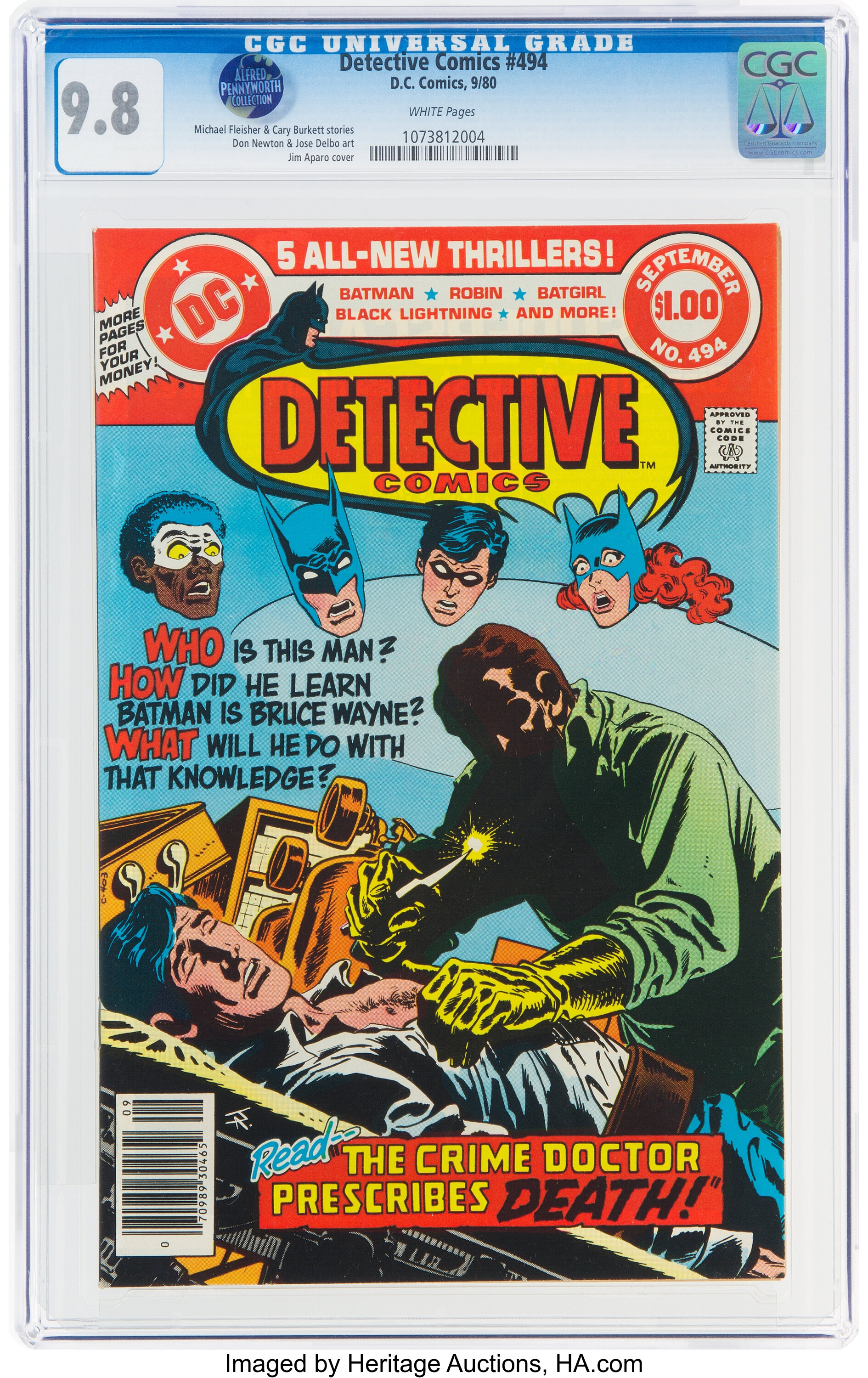 How Much Is Detective Comics #494 Worth? Browse Comic Prices | Heritage  Auctions