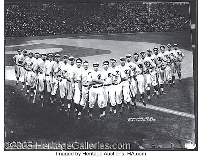 1910 Chicago Cubs by The Sporting News