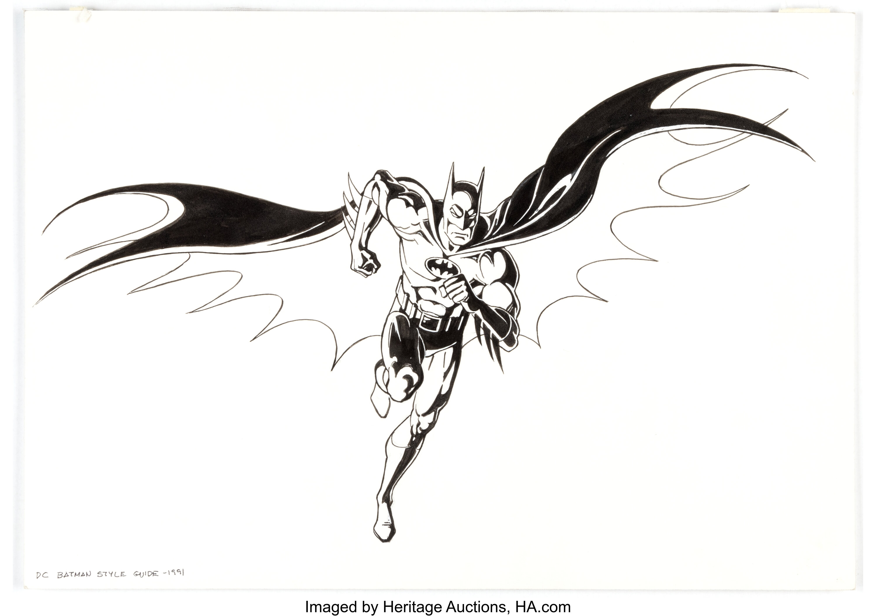 José Luis García-López - DC Style Guide Batman Illustration | Lot #11758 |  Heritage Auctions