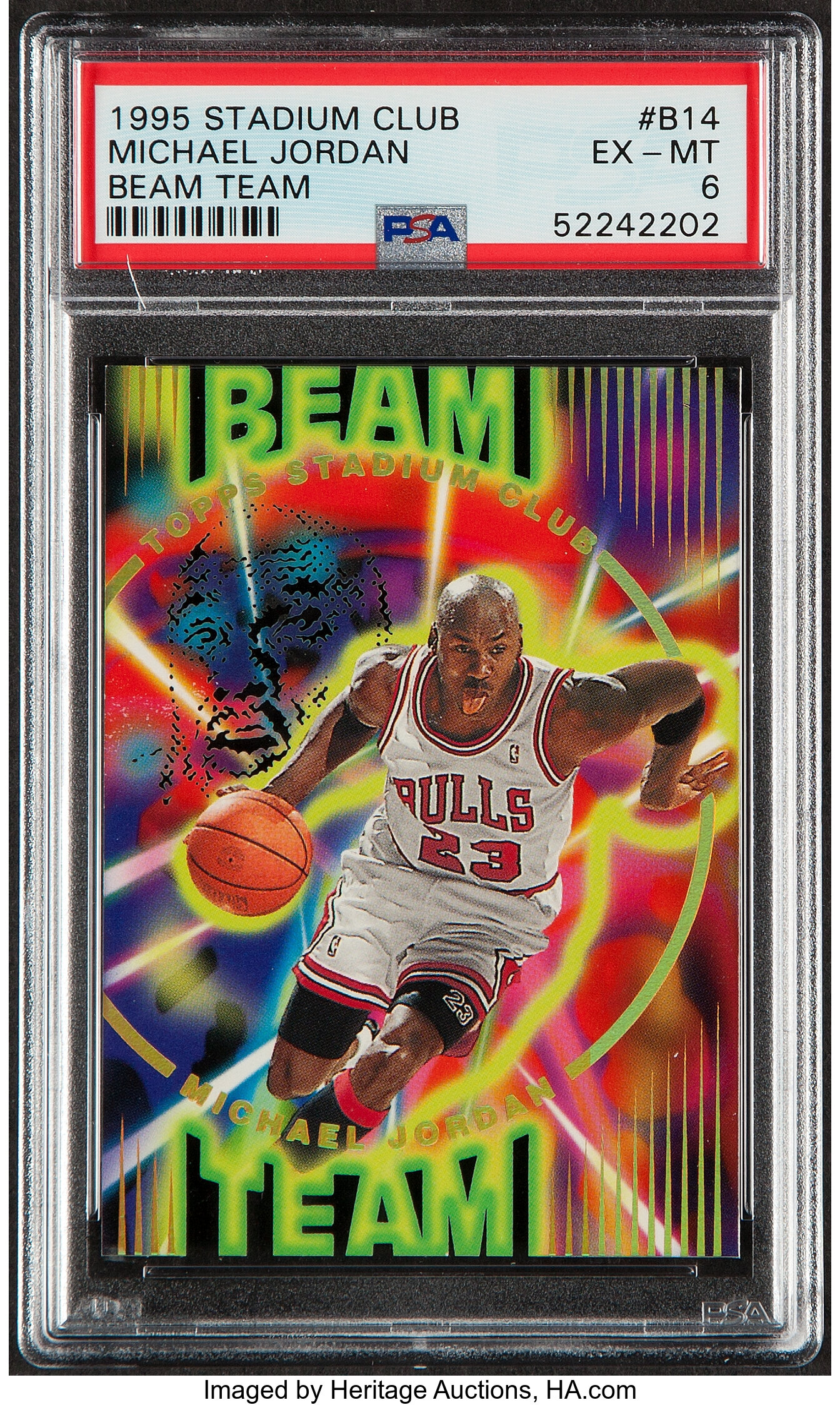 Michael Jordan 1995 Topps Stadium Club #20 Card