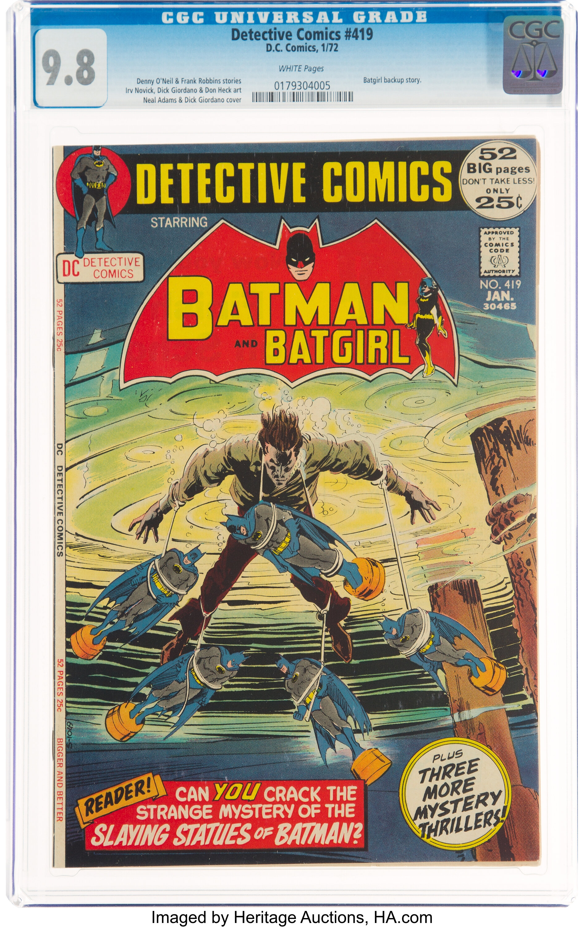 How Much Is Detective Comics #419 Worth? Browse Comic Prices | Heritage  Auctions