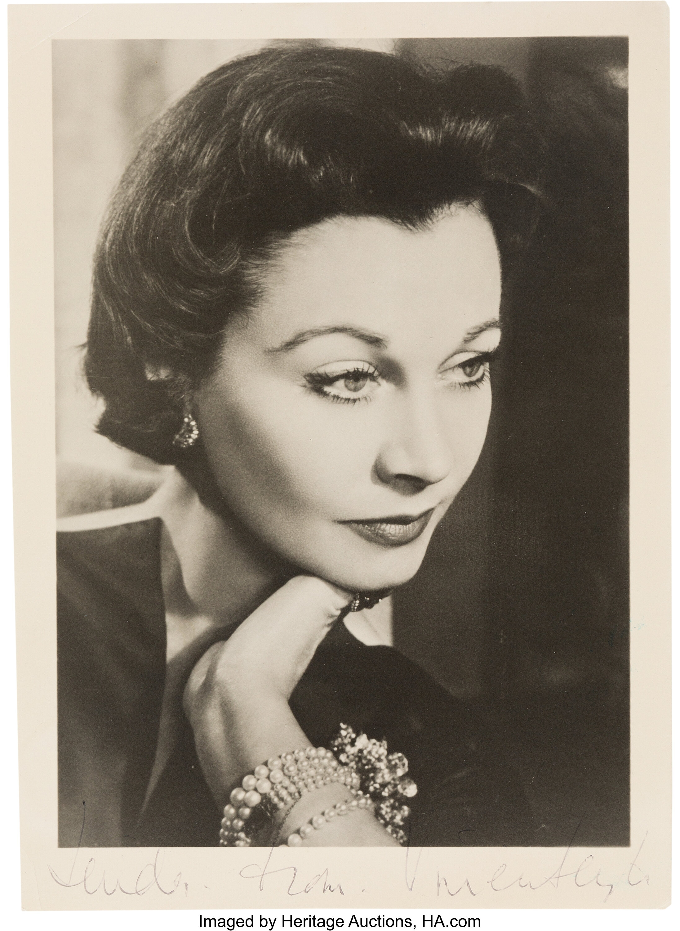 Vivien Leigh Signed Photo.... Movie/TV Memorabilia Autographs and