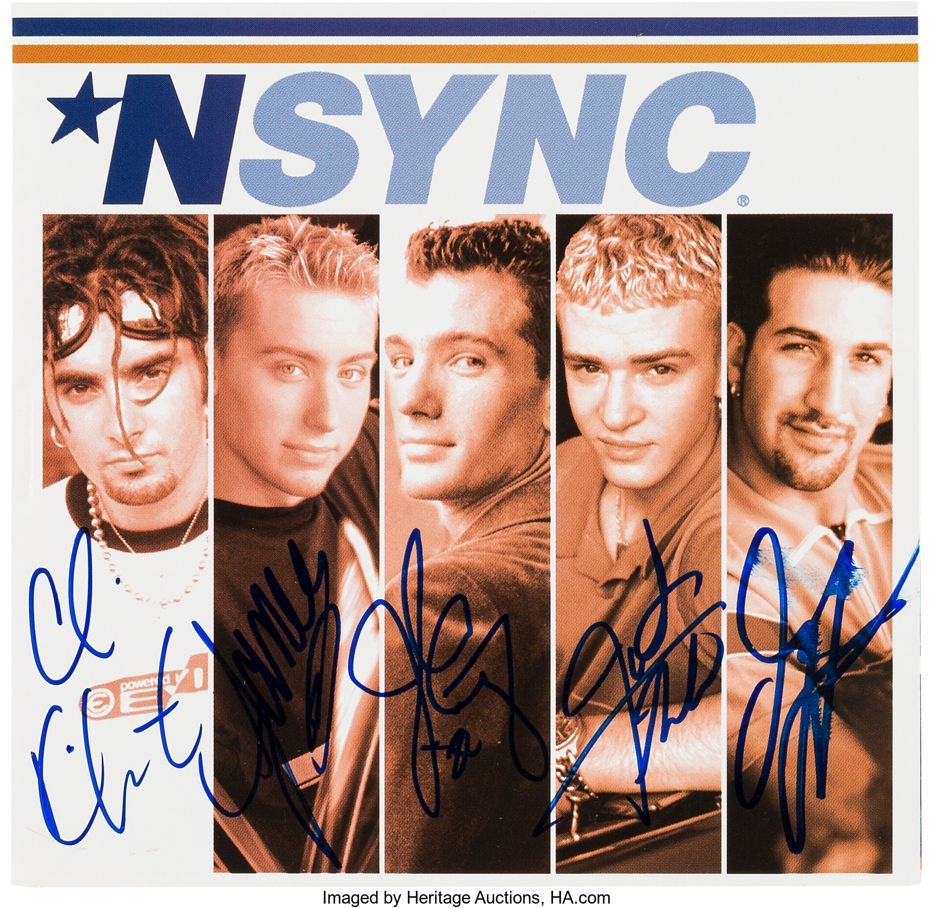 NSYNC Signed CD Booklet.... Music Memorabilia Autographs and ...