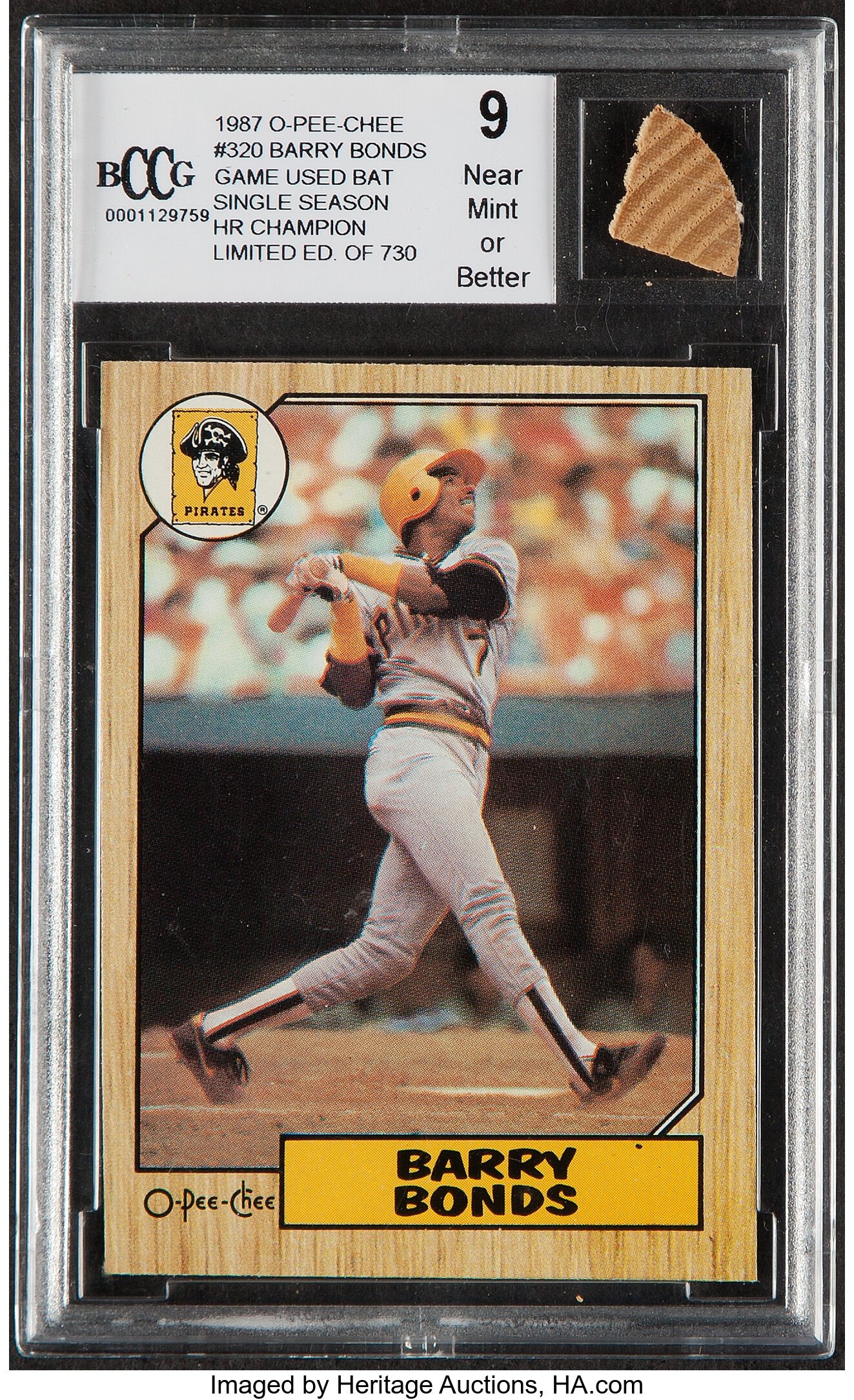 Sold At Auction: (Mint) 1987 Topps Barry Bonds Rookie #320, 52% OFF