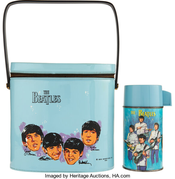 THERMOS-Vintage Blue Aladdin Thermos