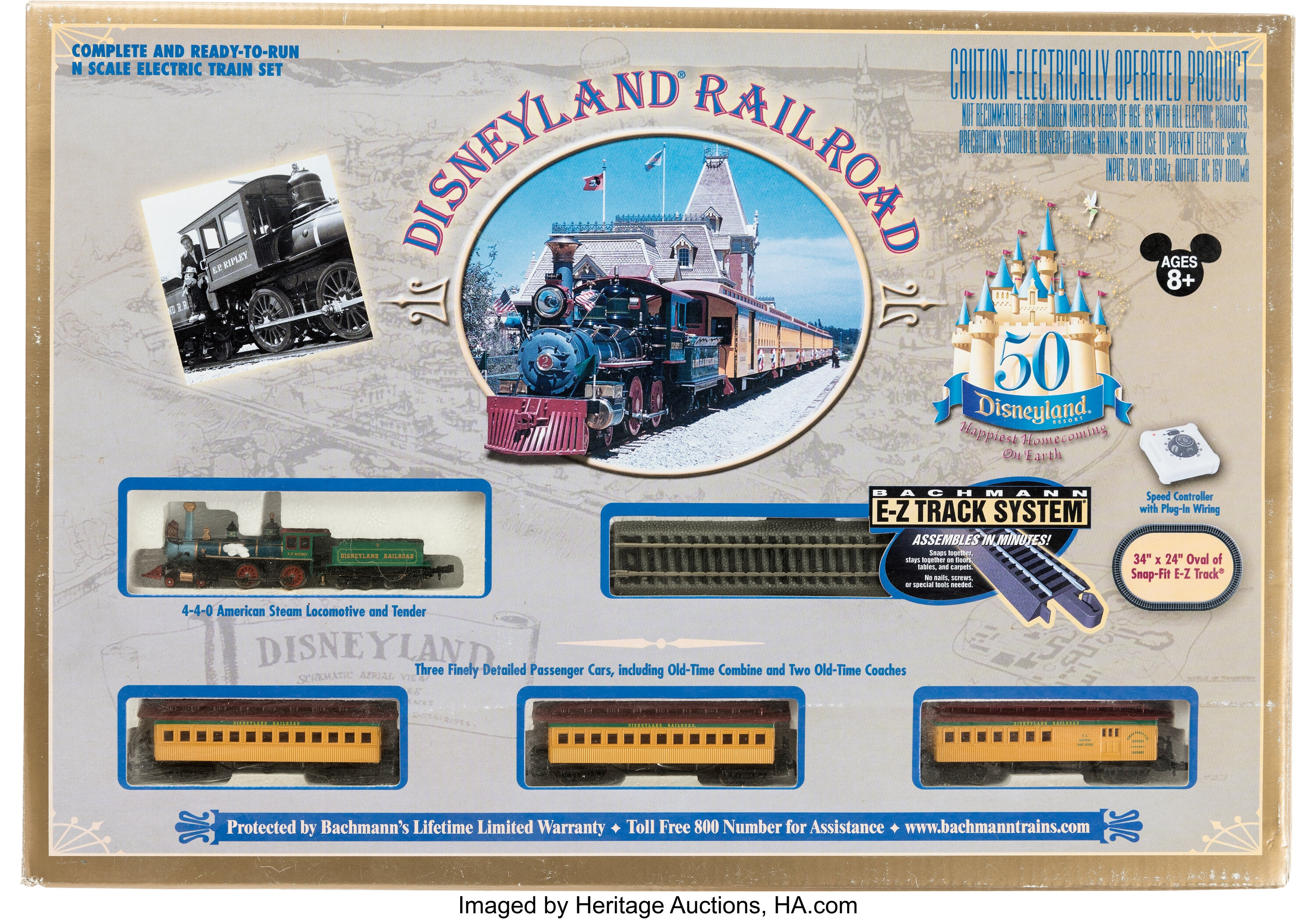 Disneyland Railroad N Scale Boxed Set (Walt Disney/Bachmann