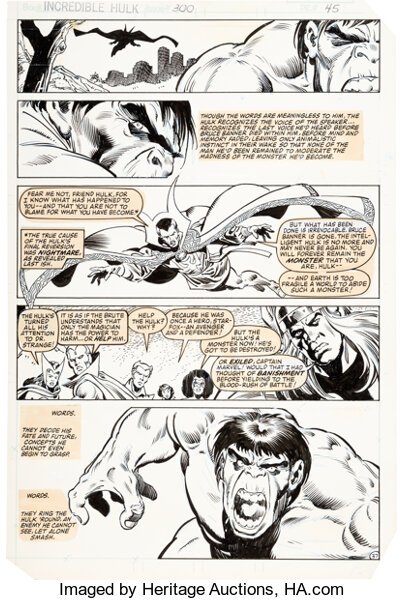 Sal Buscema Gerry Talaoc And Others The Incredible Hulk 300 Lot Heritage Auctions