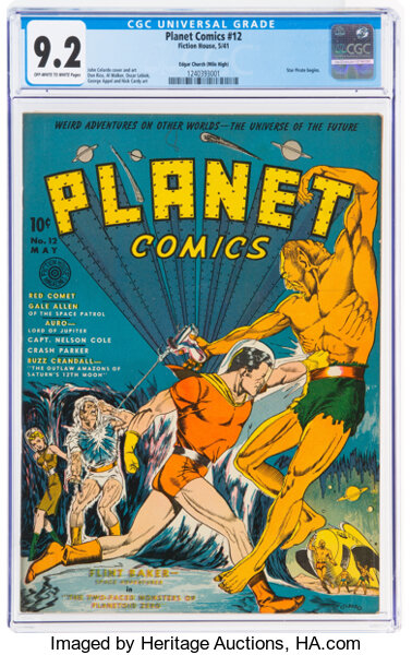 Planet Comics #12 Mile High Pedigree (Fiction House, 1941) CGC NM