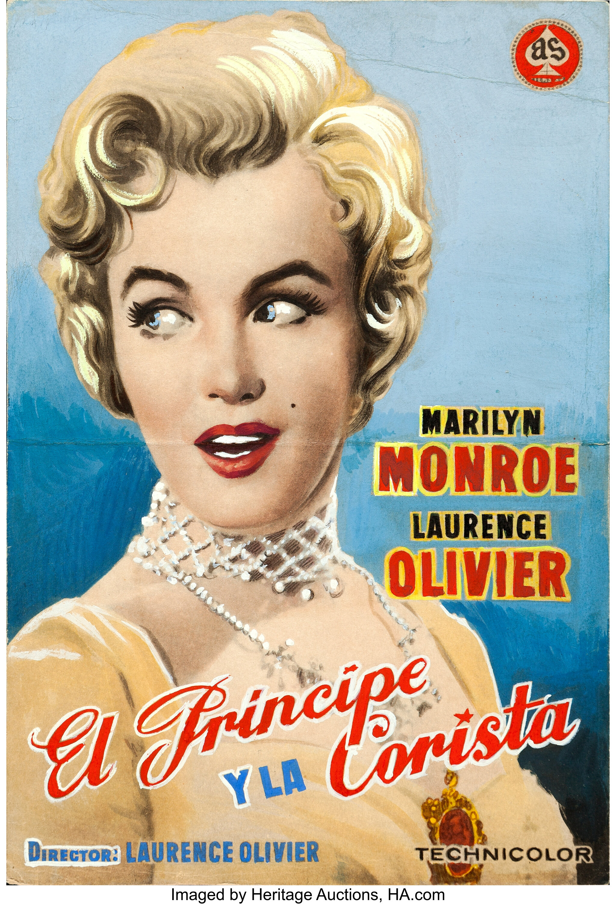 Fine Art Print The Prince and The Showgirl / Marilyn Monroe (Retro Movie)