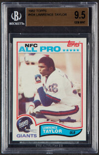 Radtke Sports 97160 Lawrence Taylor Signed York Giants