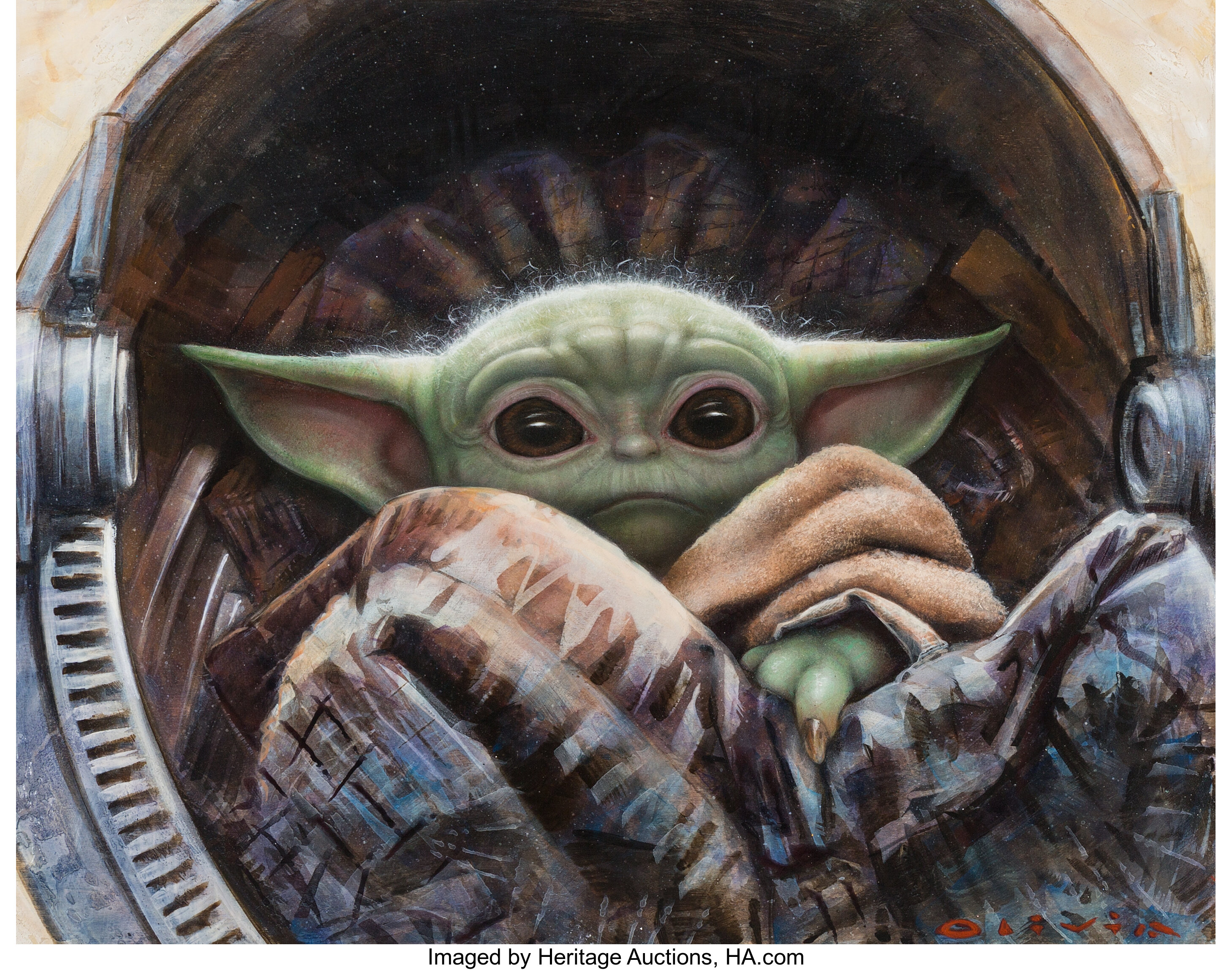 Baby Yoda Art — Gerald Lange