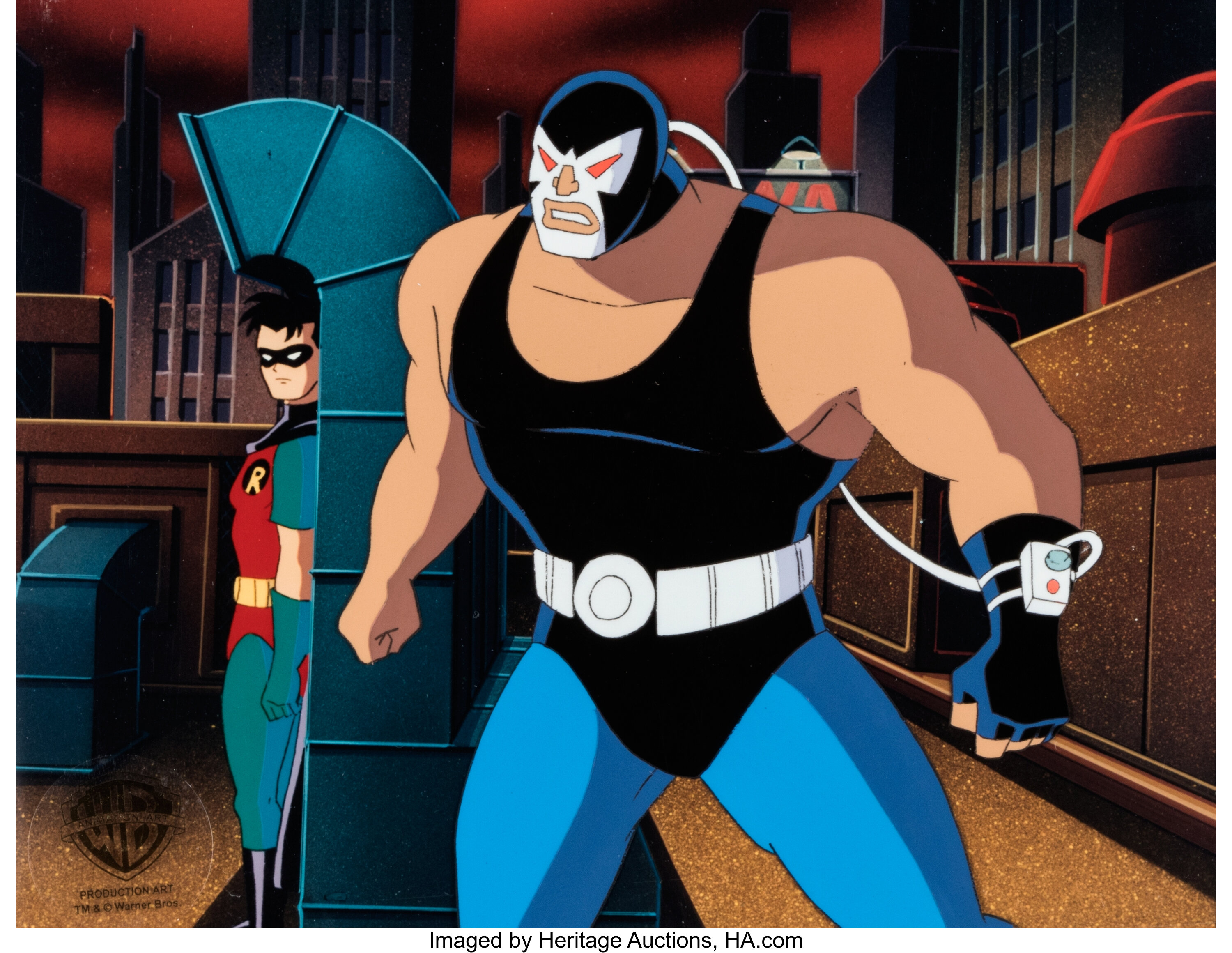 Batman: The Animated Series Bane Production Cel (Warner Brothers, | Lot  #15950 | Heritage Auctions