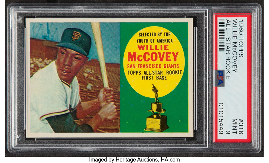 1960 Topps Willie McCovey #316 PSA Mint 9 - None Higher