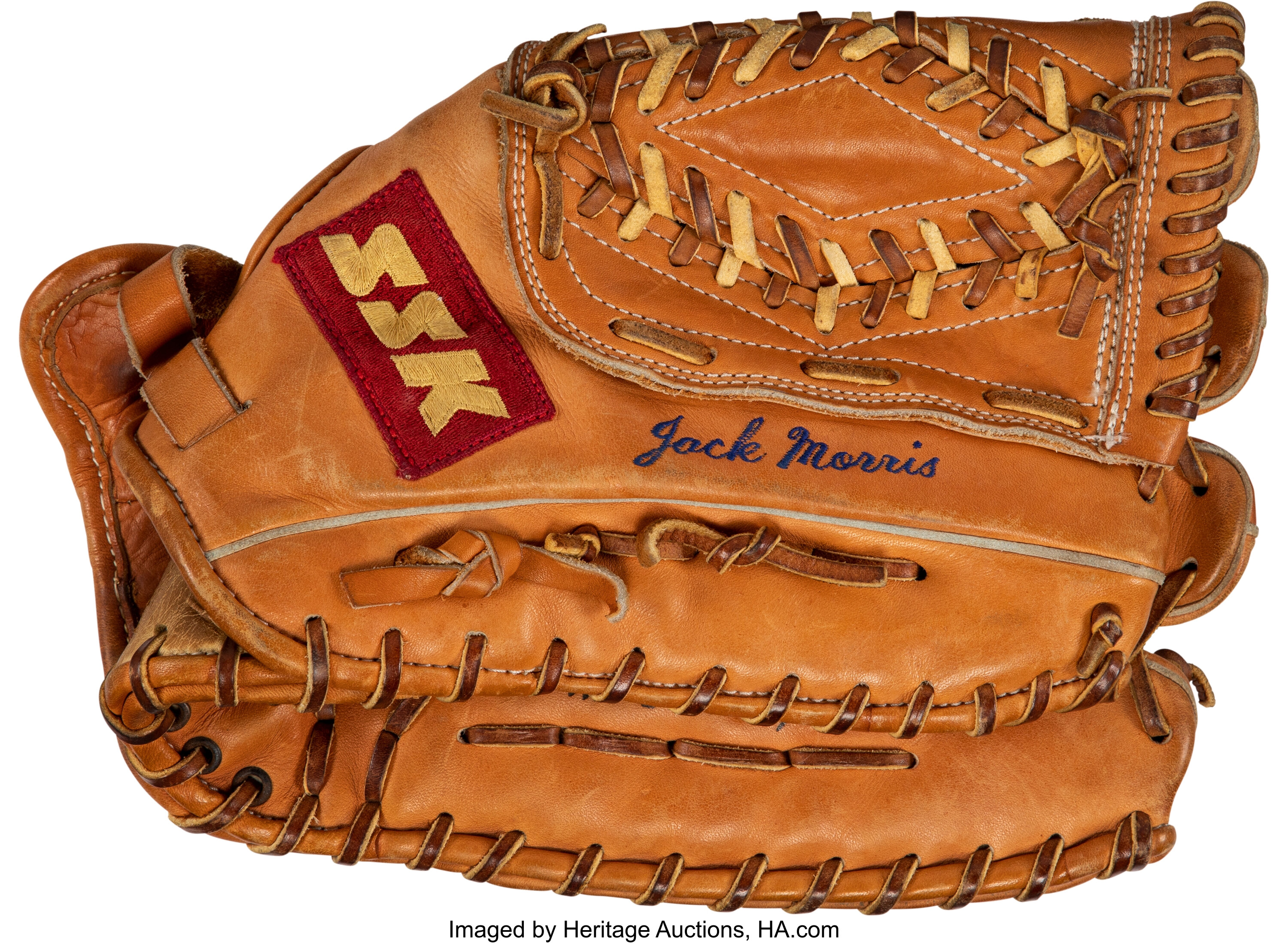 1991-92 Jack Morris Game Used & Signed Fielder's Glove.