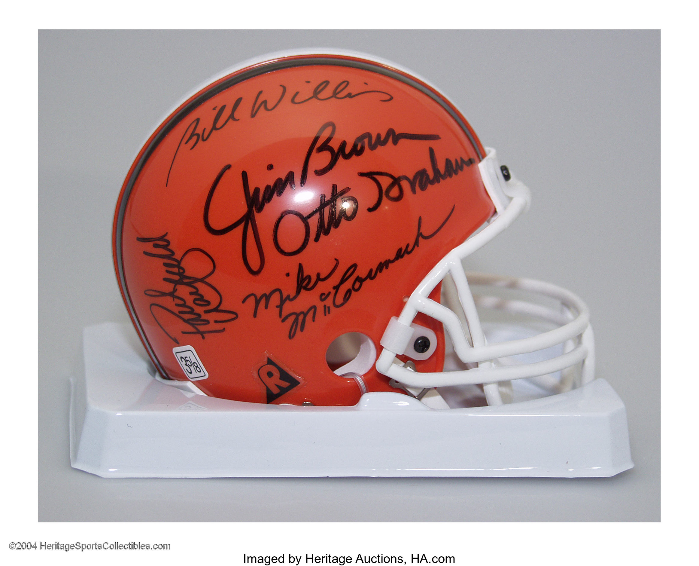 Otto Graham Autographed Helmet Cleveland Browns Throwback 