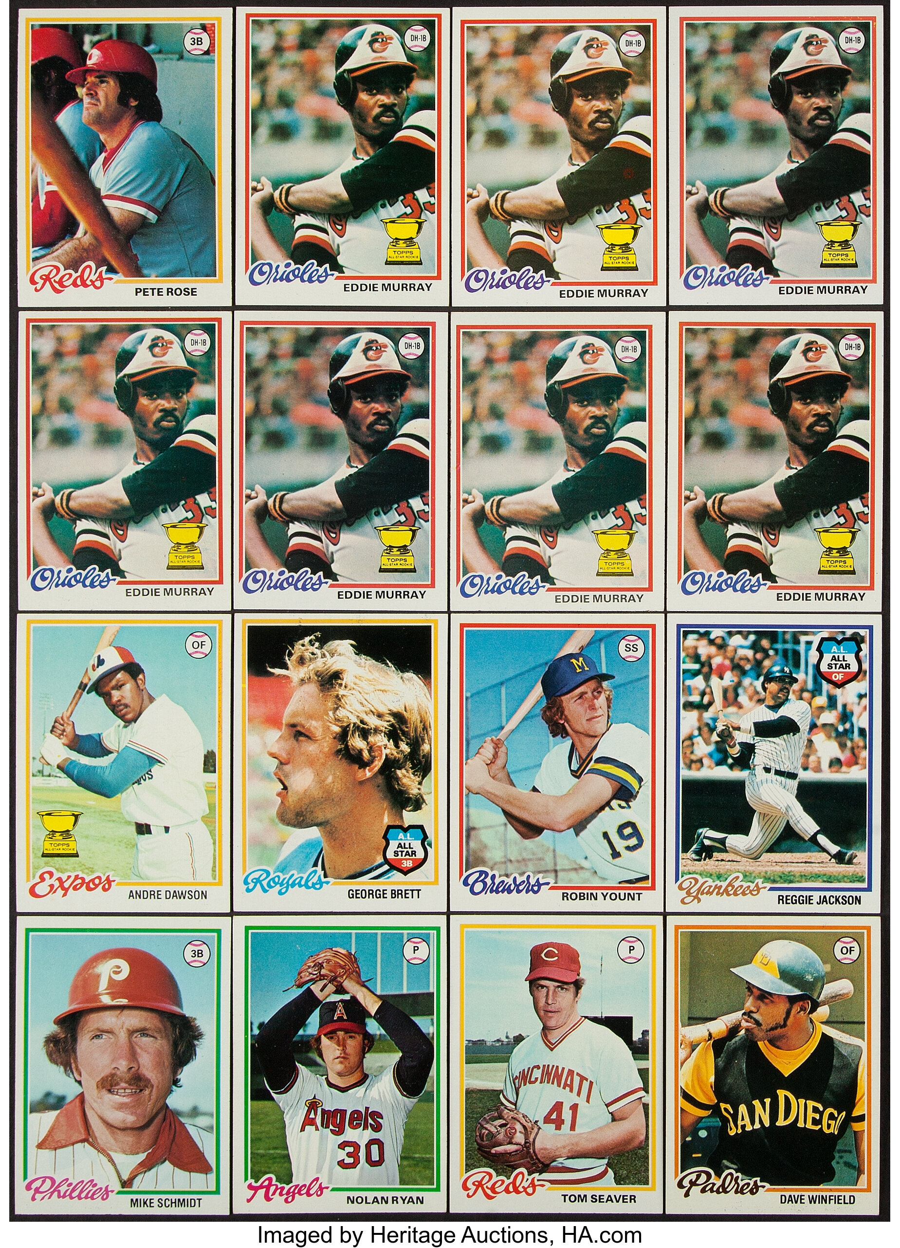 1978 Topps Baseball Collection (1750+).... Baseball Cards Lots | Lot ...