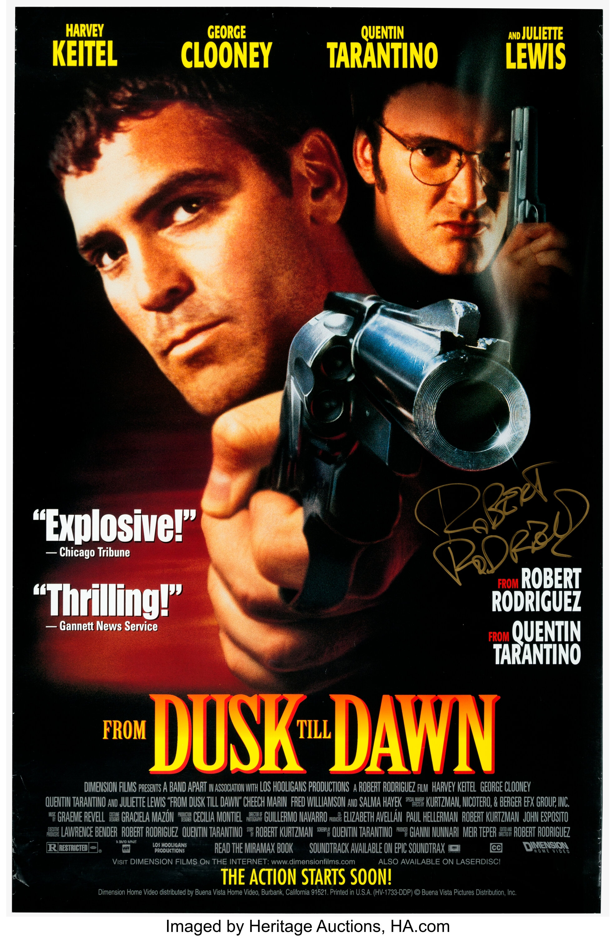 from dusk till dawn movie poster