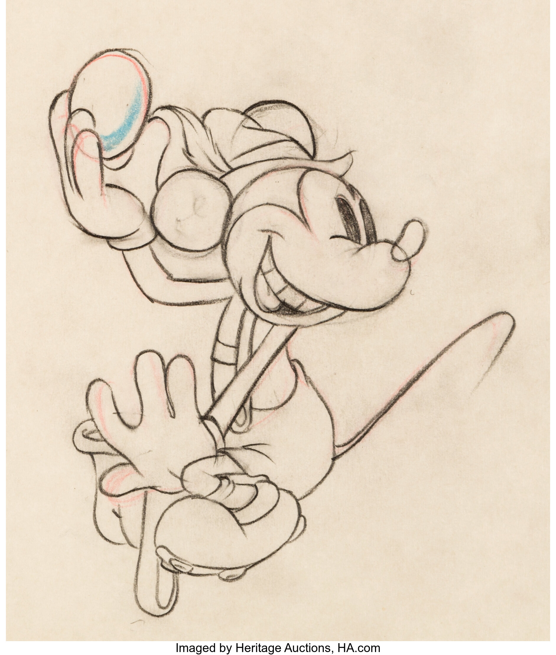 Alpine Climbers Mickey Mouse Animation Drawing (Walt Disney, 1936 ...