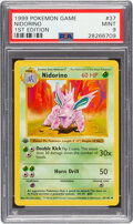 Pokémon Nidorino #37 First Edition Base Set Trading Card (Wizards